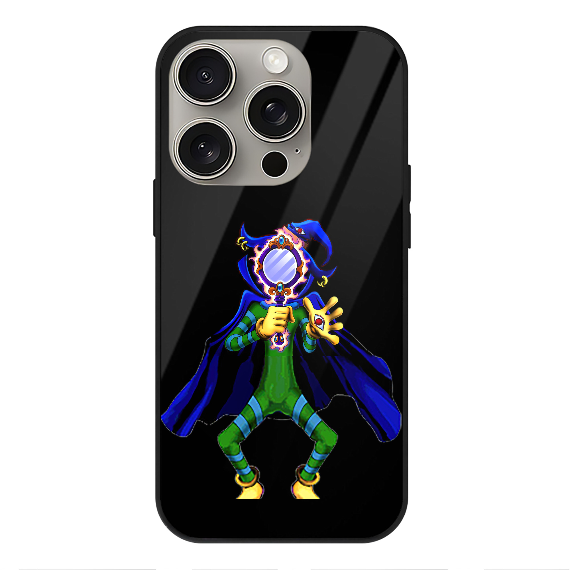 遊☆戯☆王 Yu-Gi-Oh! 【iPhone15Pro対応】スマホケース 耐衝撃＆黄変防止 背面ガラス