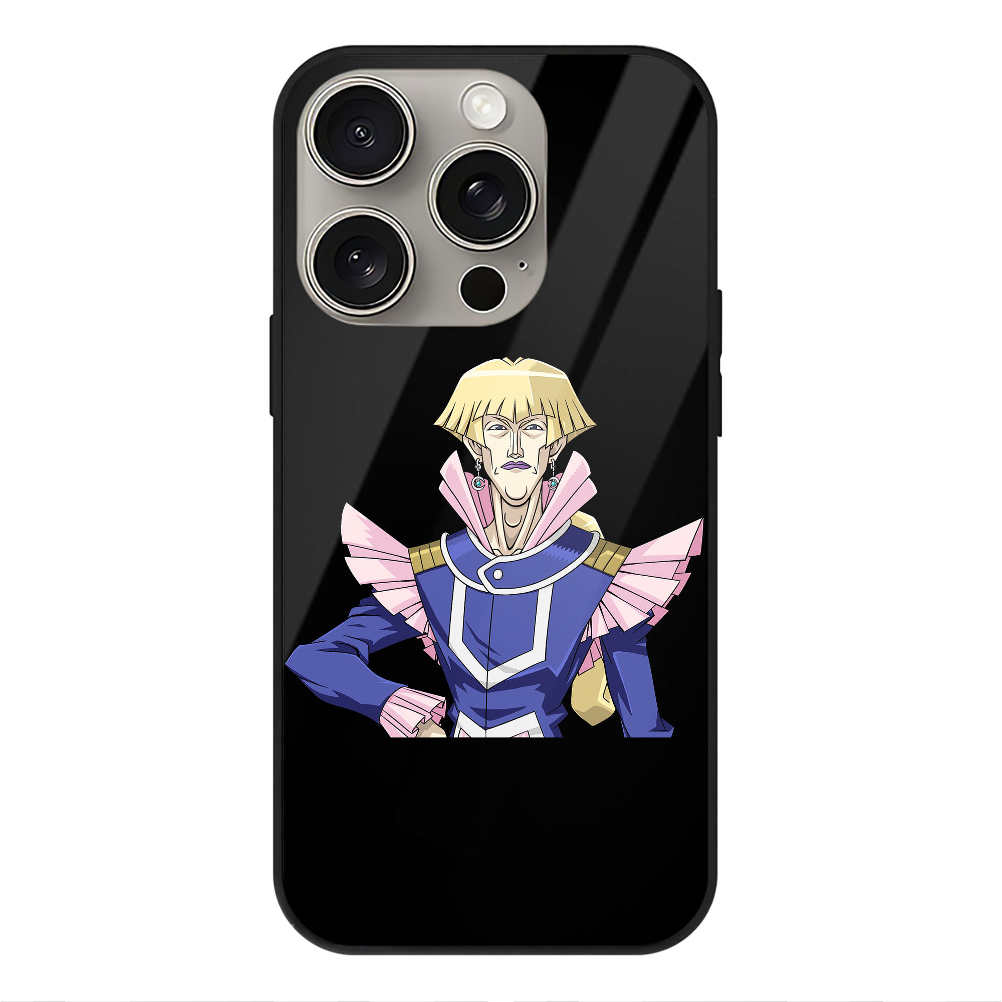 遊☆戯☆王 Yu-Gi-Oh! 【iPhone15Pro対応】スマホケース 耐衝撃＆黄変防止 背面ガラス