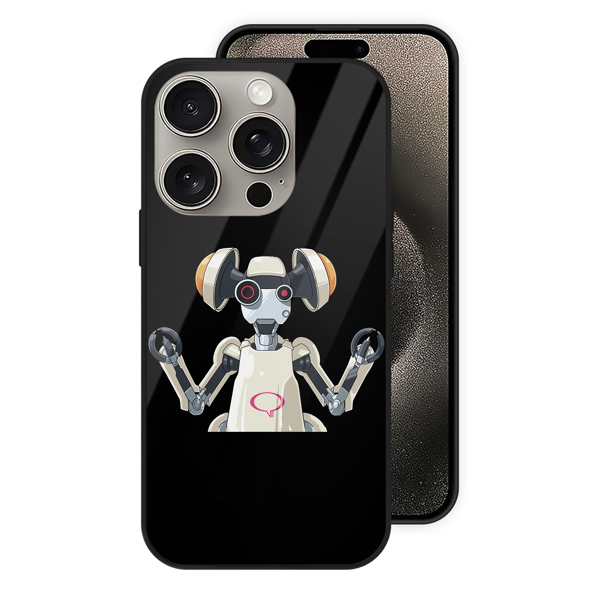 （画像用） 遊☆戯☆王 Yu-Gi-Oh! 【iPhone15Pro対応】スマホケース 耐衝撃＆黄変防止 背面ガラス