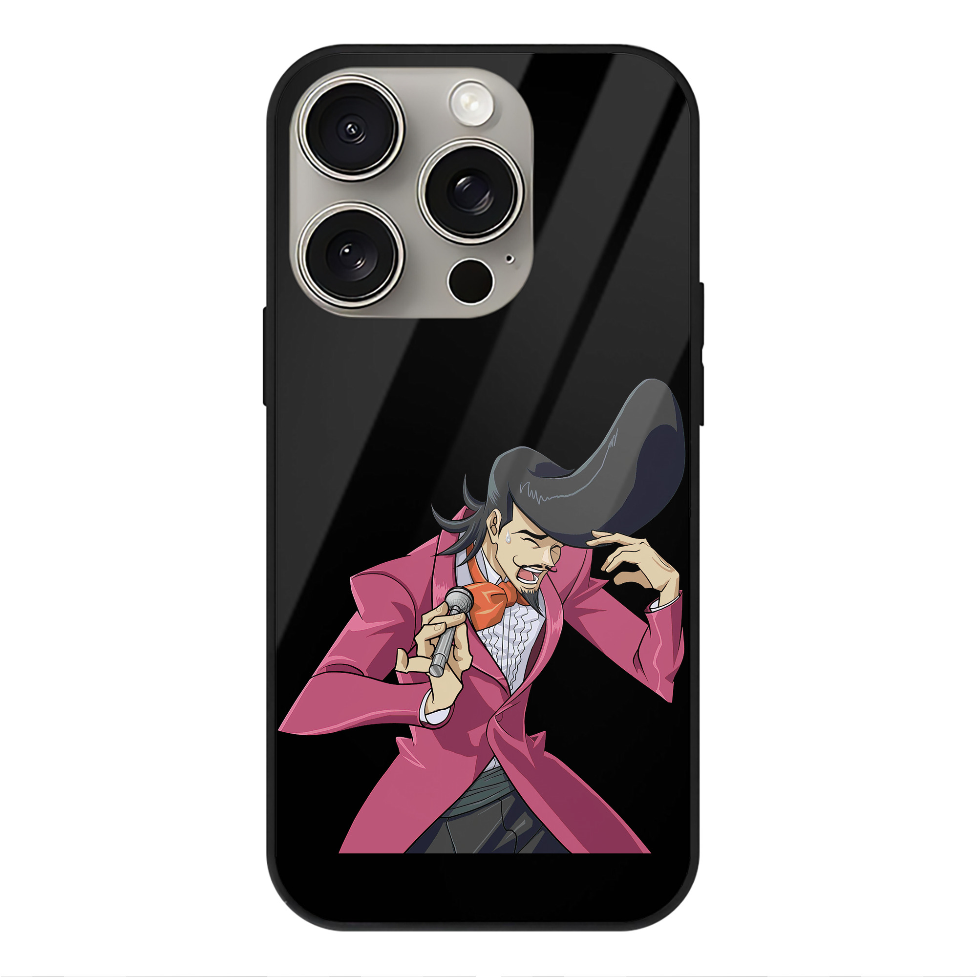 遊☆戯☆王 Yu-Gi-Oh! 【iPhone15Pro対応】スマホケース 耐衝撃＆黄変防止 背面ガラス