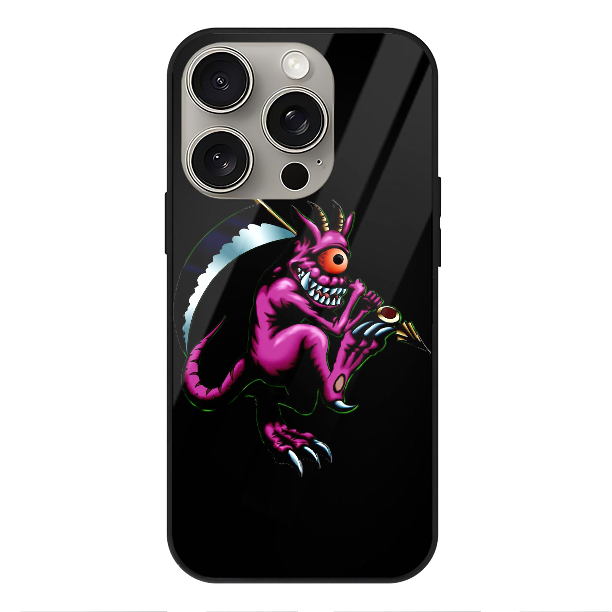 遊☆戯☆王 Yu-Gi-Oh! 【iPhone15Pro対応】スマホケース 耐衝撃＆黄変防止 背面ガラス