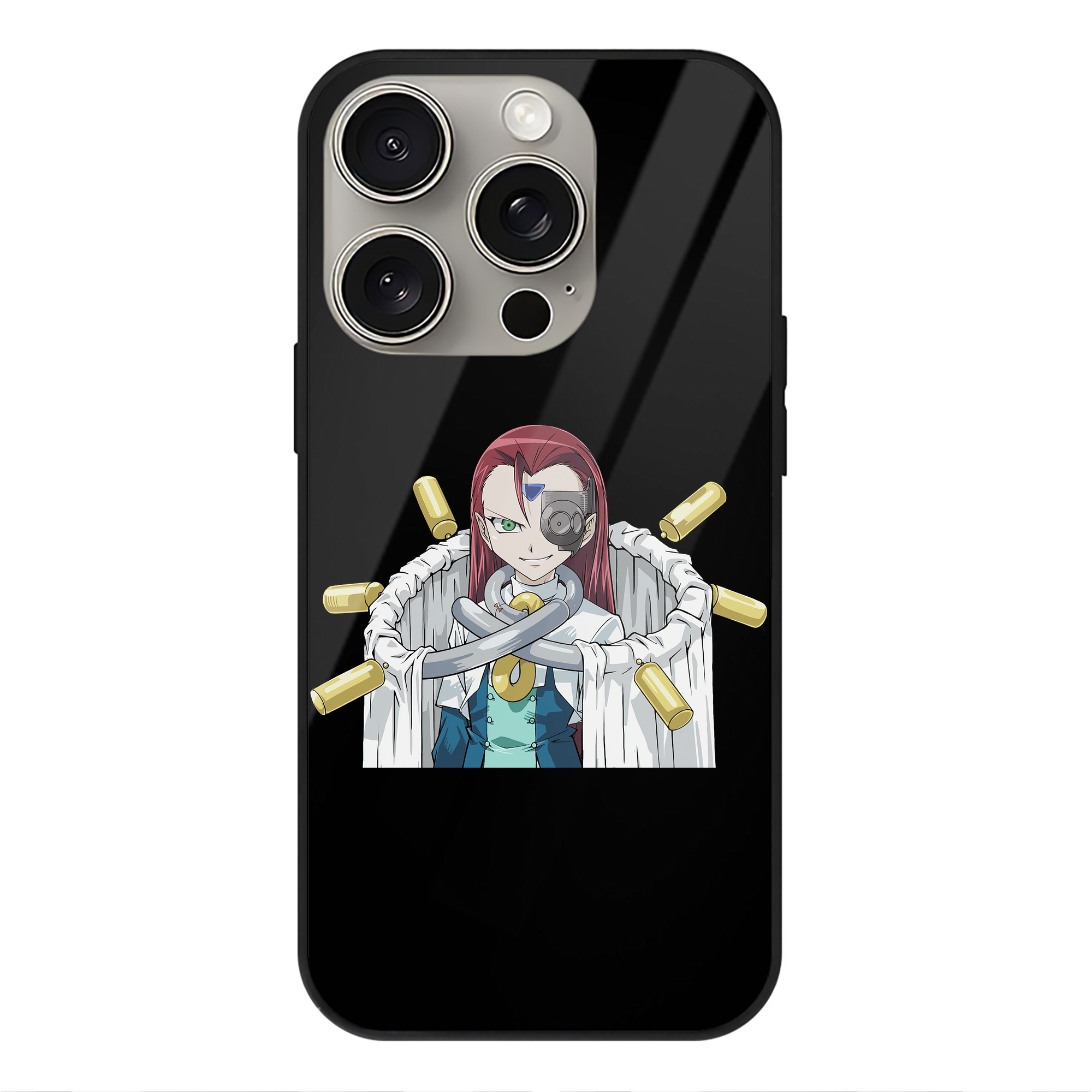 遊☆戯☆王 Yu-Gi-Oh! 【iPhone15Pro対応】スマホケース 耐衝撃＆黄変防止 背面ガラス