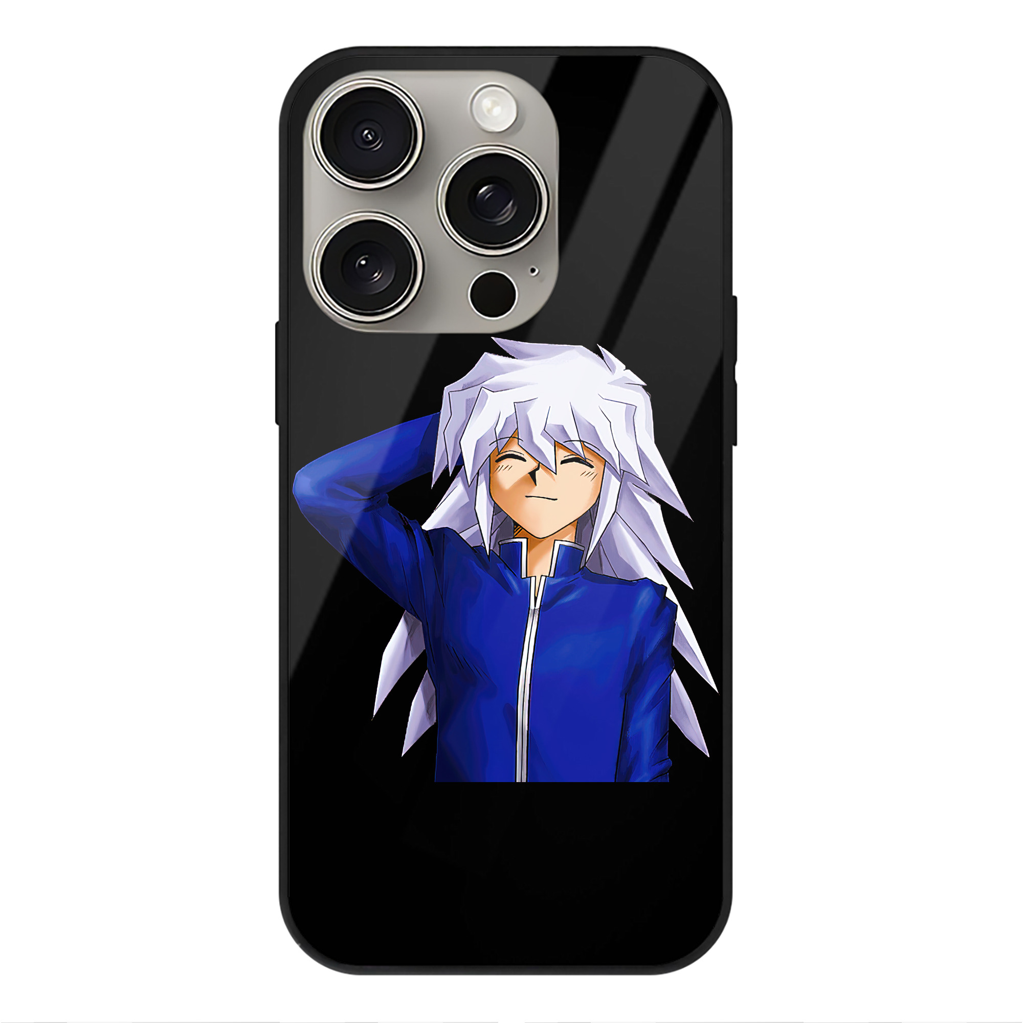 遊☆戯☆王 Yu-Gi-Oh! 【iPhone15Pro対応】スマホケース 耐衝撃＆黄変防止 背面ガラス