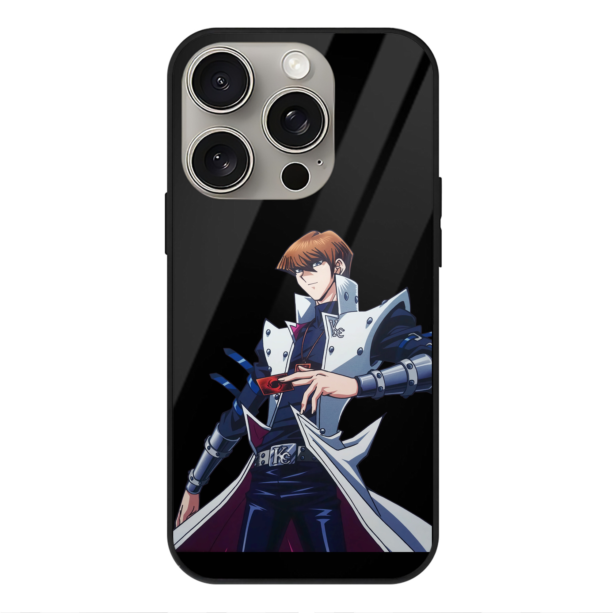 遊☆戯☆王 Yu-Gi-Oh! 【iPhone15Pro対応】スマホケース 耐衝撃＆黄変防止 背面ガラス