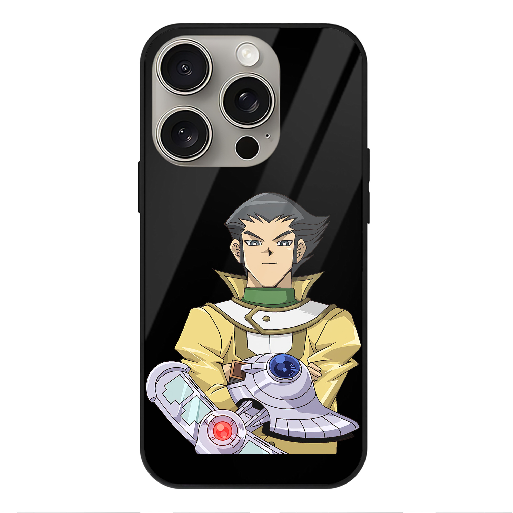 遊☆戯☆王 Yu-Gi-Oh! 【iPhone15Pro対応】スマホケース 耐衝撃＆黄変防止 背面ガラス
