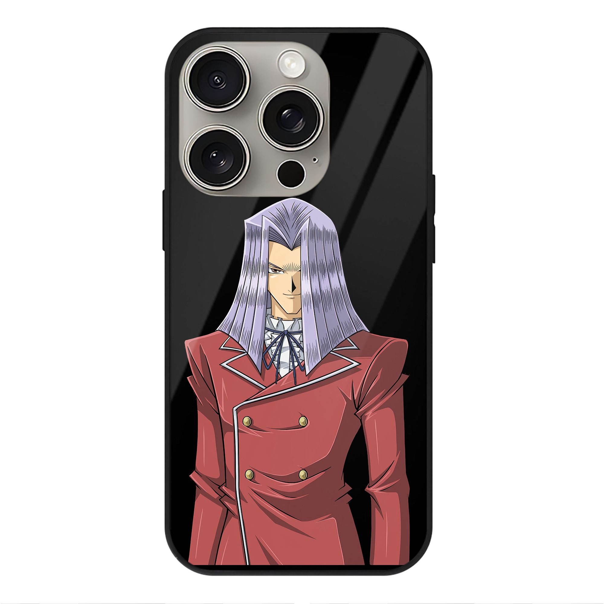 遊☆戯☆王 Yu-Gi-Oh! 【iPhone15Pro対応】スマホケース 耐衝撃＆黄変防止 背面ガラス