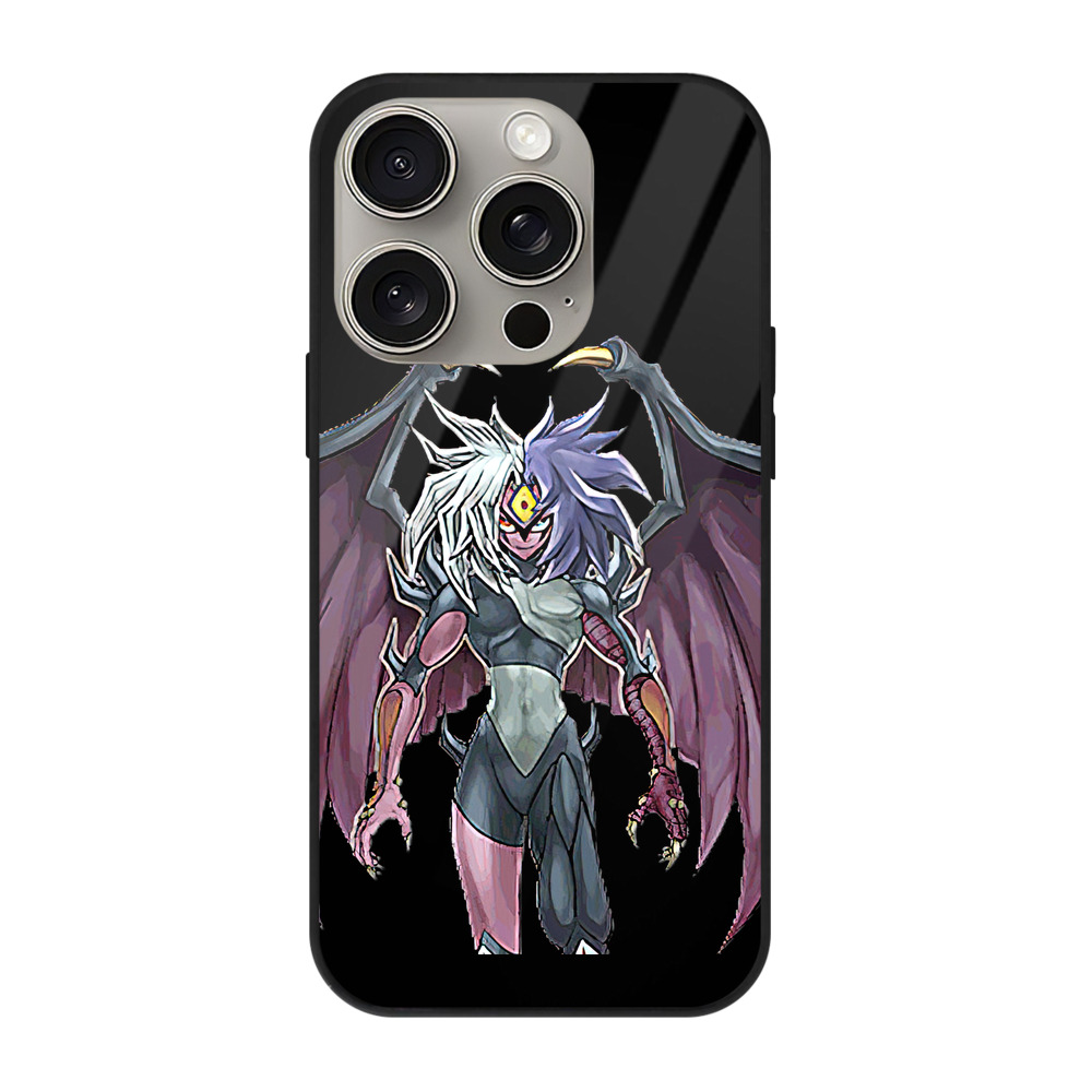 遊☆戯☆王 Yu-Gi-Oh! 【iPhone15Pro対応】スマホケース 耐衝撃＆黄変防止 背面ガラス