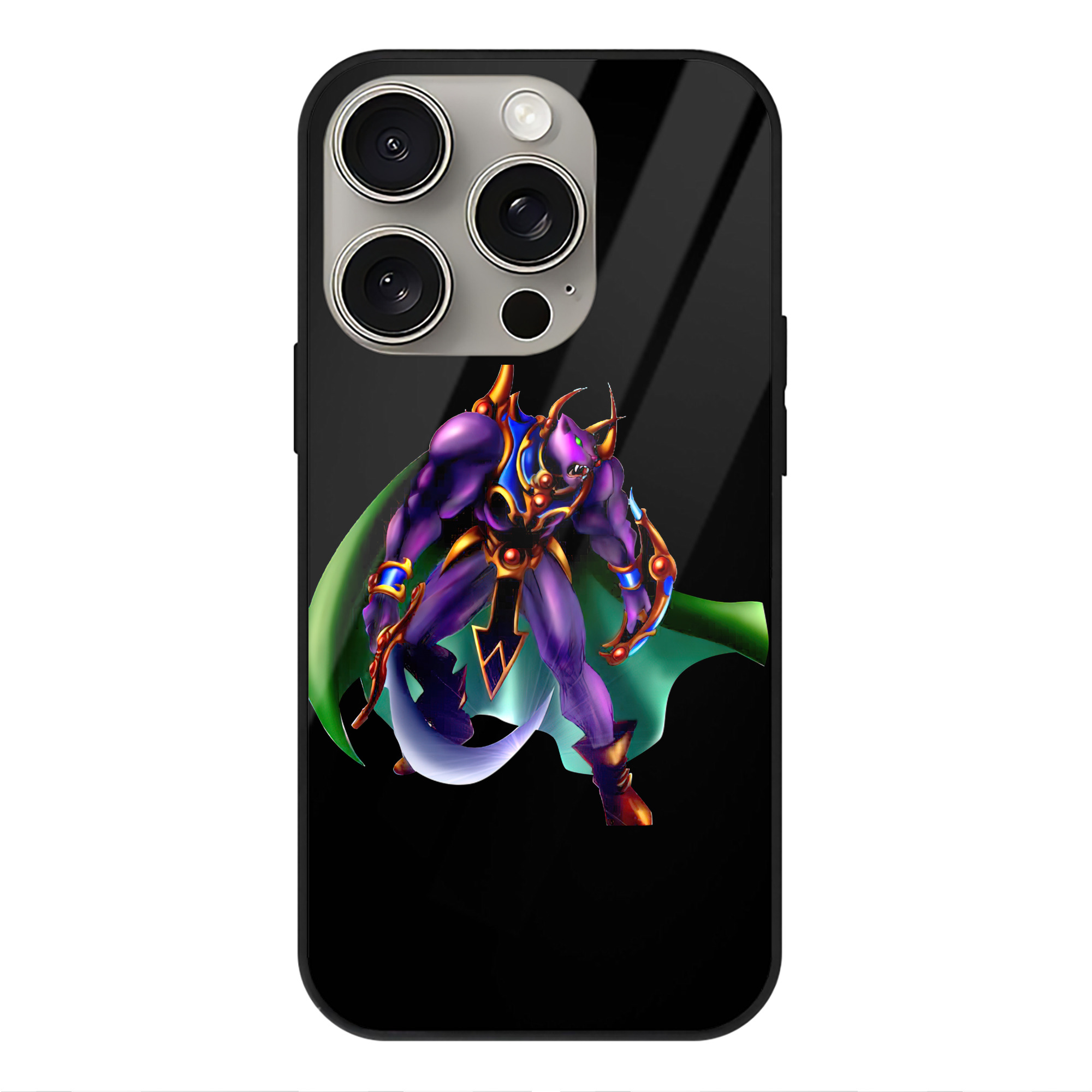 遊☆戯☆王 Yu-Gi-Oh! 【iPhone15Pro対応】スマホケース 耐衝撃＆黄変防止 背面ガラス