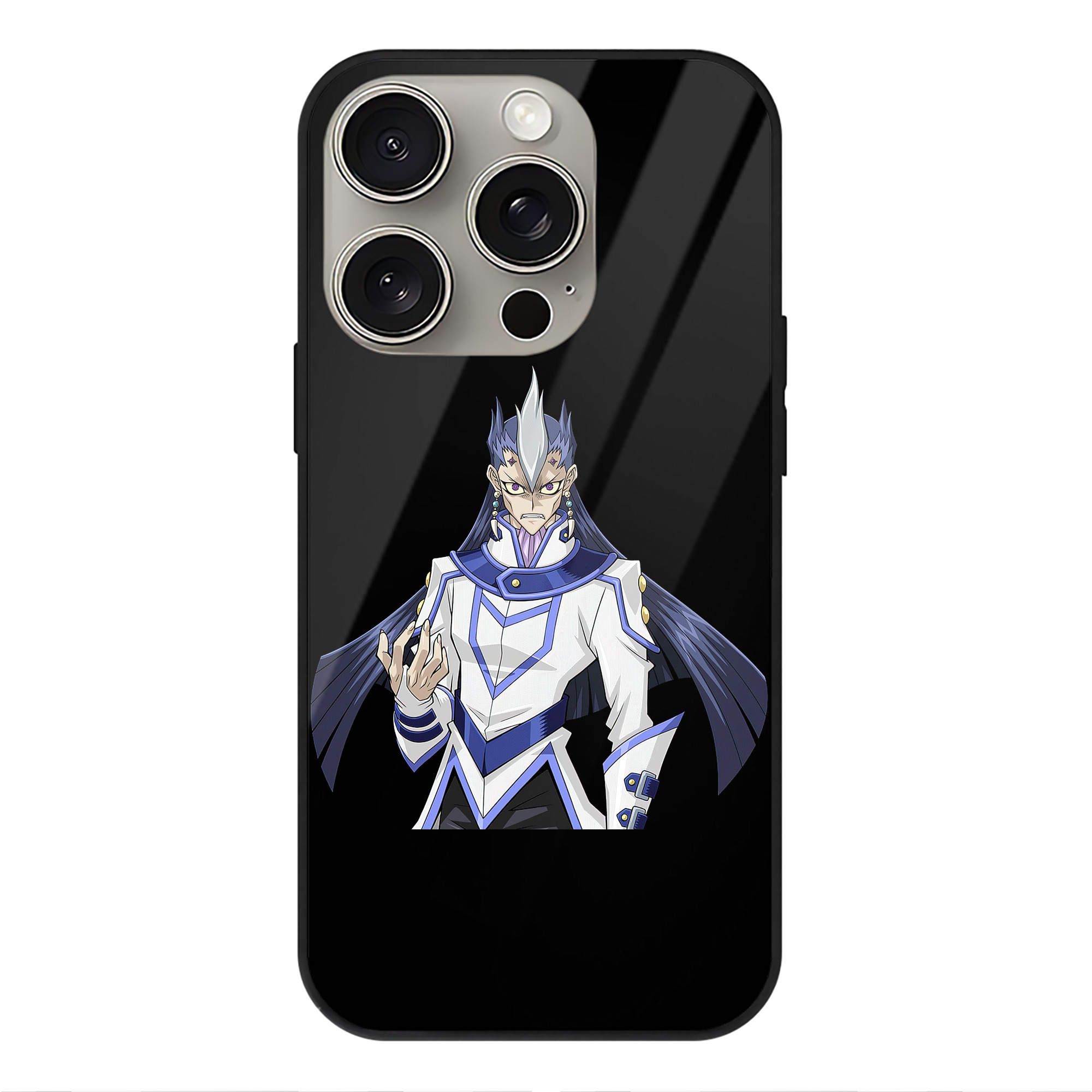 遊☆戯☆王 Yu-Gi-Oh! 【iPhone15Pro対応】スマホケース 耐衝撃＆黄変防止 背面ガラス