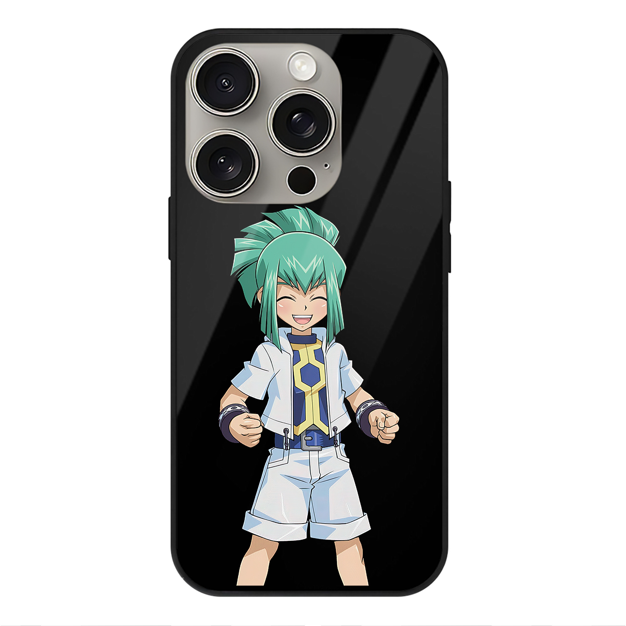 遊☆戯☆王 Yu-Gi-Oh! 【iPhone15Pro対応】スマホケース 耐衝撃＆黄変防止 背面ガラス