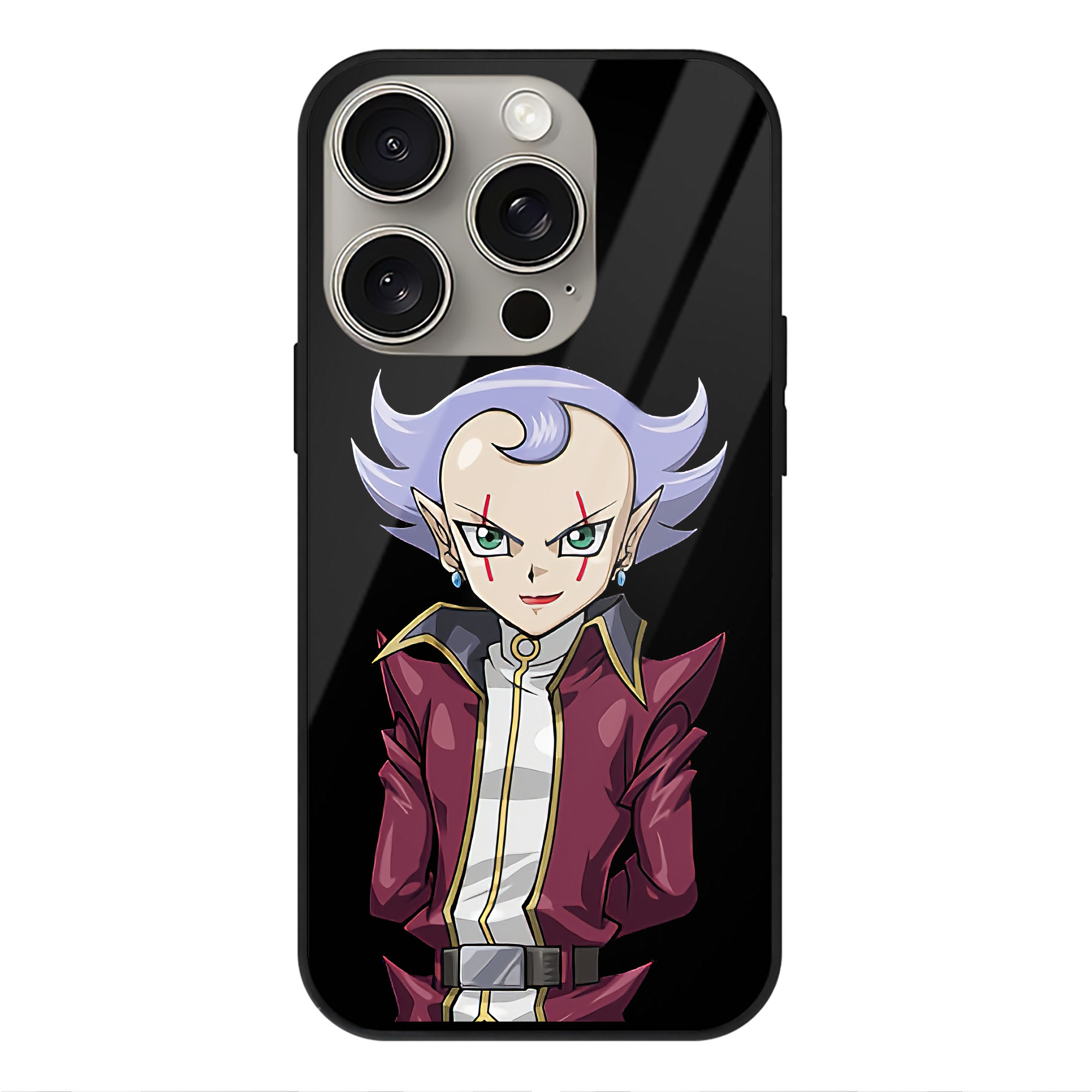 遊☆戯☆王 Yu-Gi-Oh! 【iPhone15Pro対応】スマホケース 耐衝撃＆黄変防止 背面ガラス
