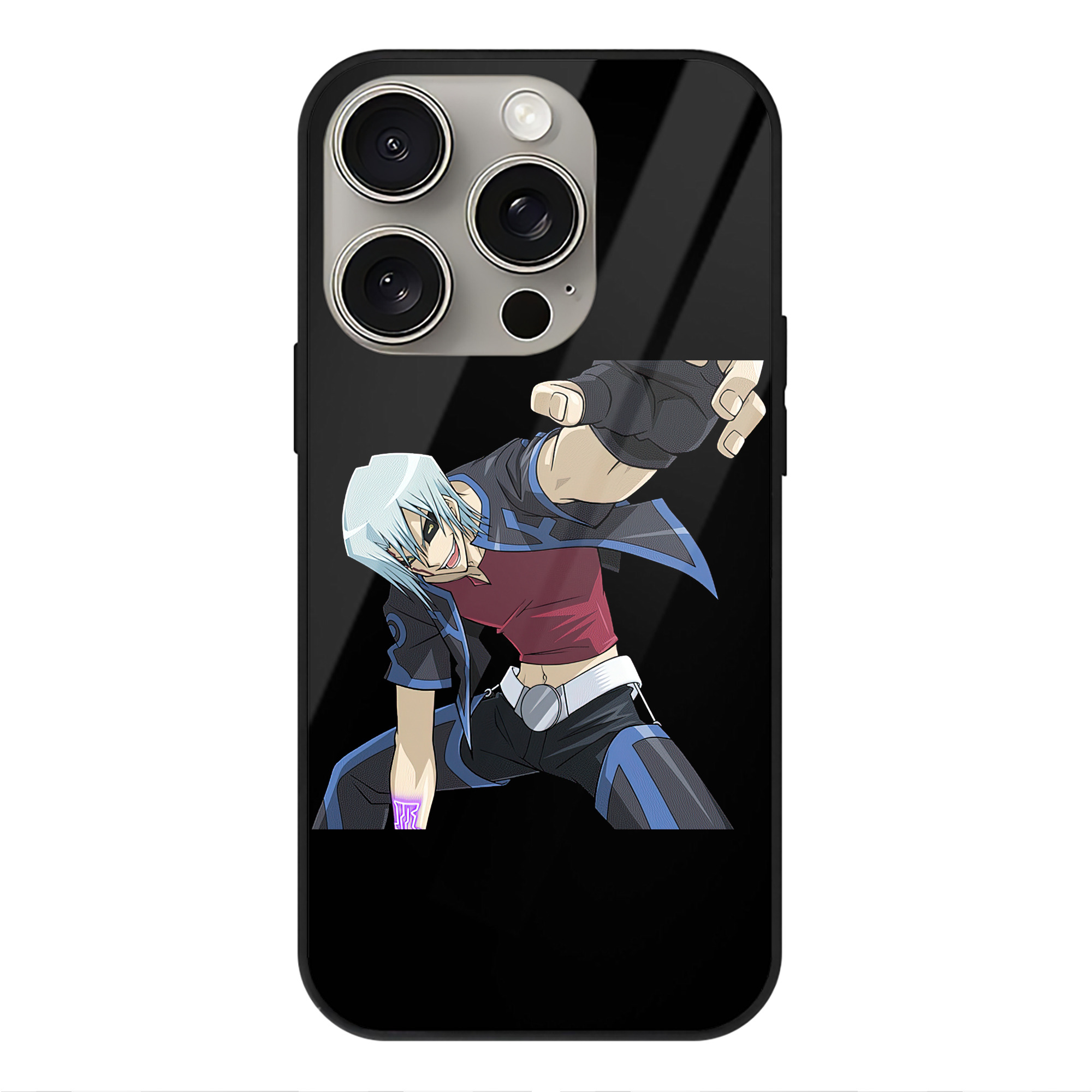 遊☆戯☆王 Yu-Gi-Oh! 【iPhone15Pro対応】スマホケース 耐衝撃＆黄変防止 背面ガラス