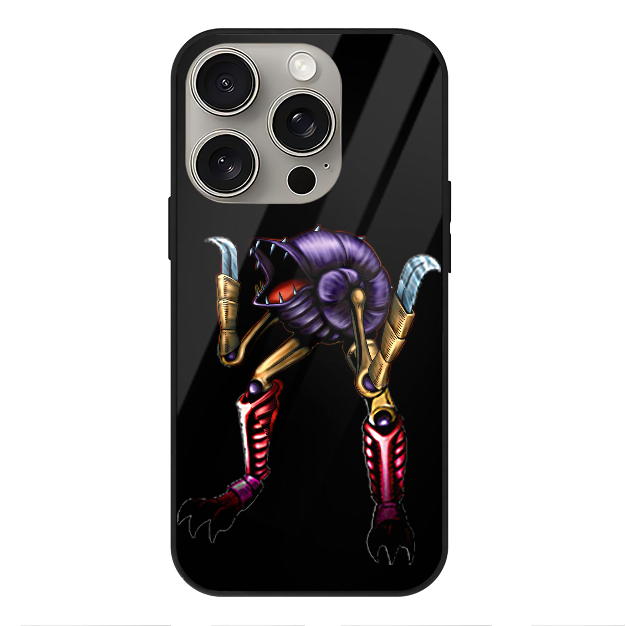 遊☆戯☆王 Yu-Gi-Oh! 【iPhone15Pro対応】スマホケース 耐衝撃＆黄変防止 背面ガラス