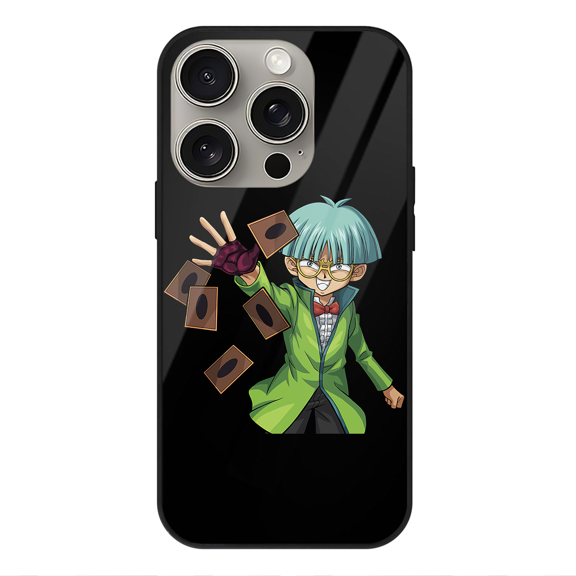 遊☆戯☆王 Yu-Gi-Oh! 【iPhone15Pro対応】スマホケース 耐衝撃＆黄変防止 背面ガラス