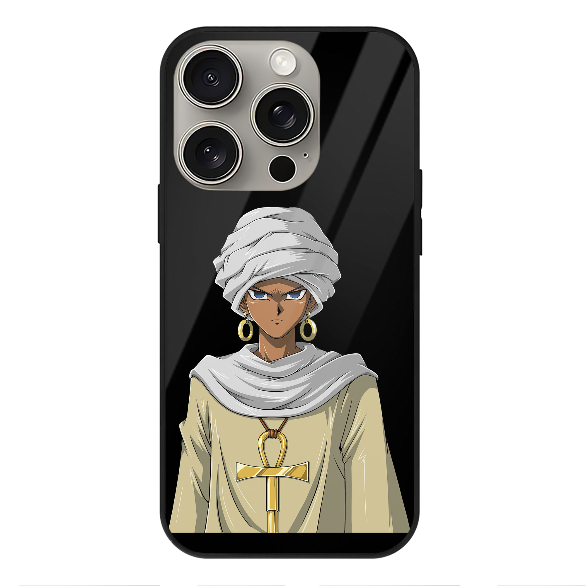 遊☆戯☆王 Yu-Gi-Oh! 【iPhone15Pro対応】スマホケース 耐衝撃＆黄変防止 背面ガラス