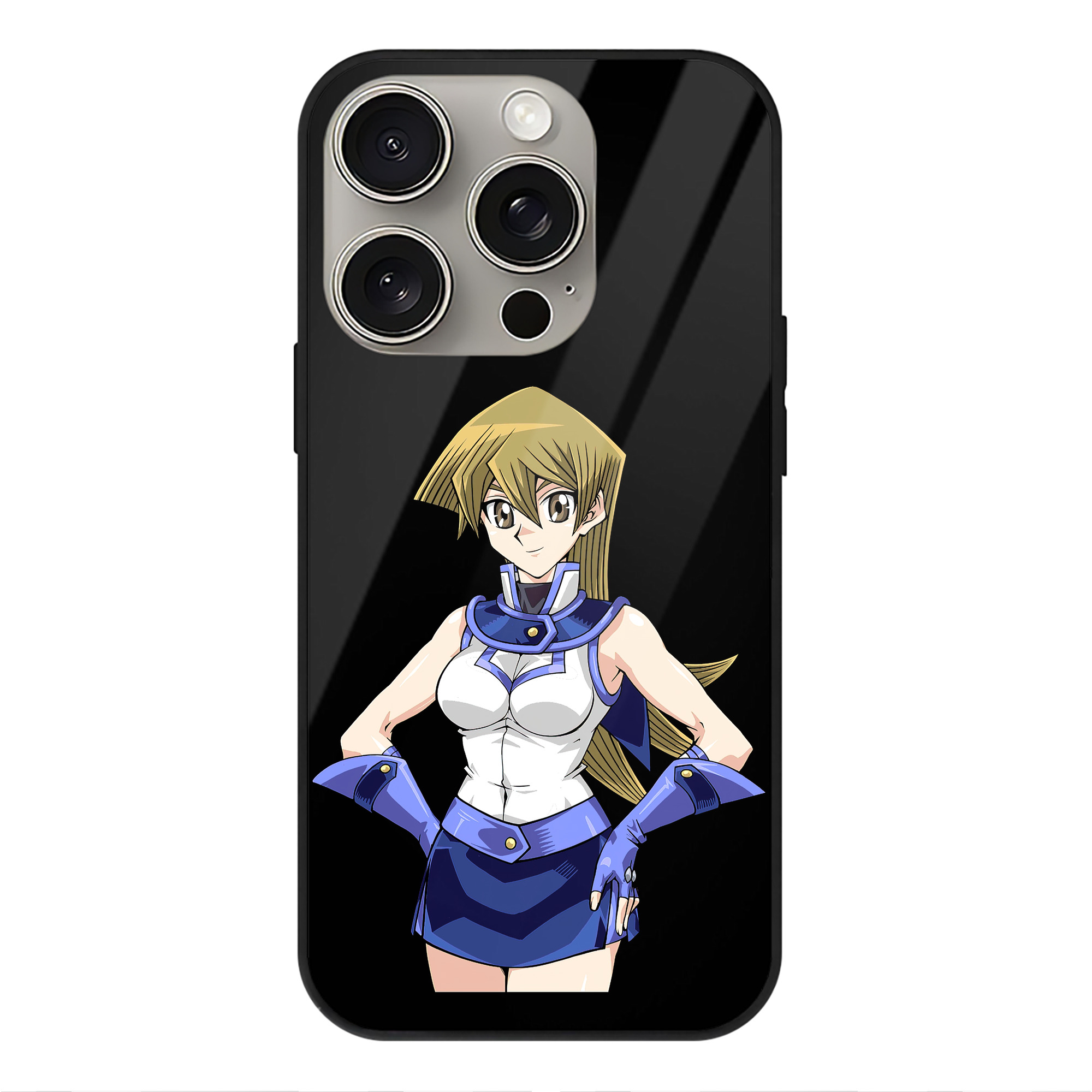 遊☆戯☆王 Yu-Gi-Oh! 【iPhone15Pro対応】スマホケース 耐衝撃＆黄変防止 背面ガラス