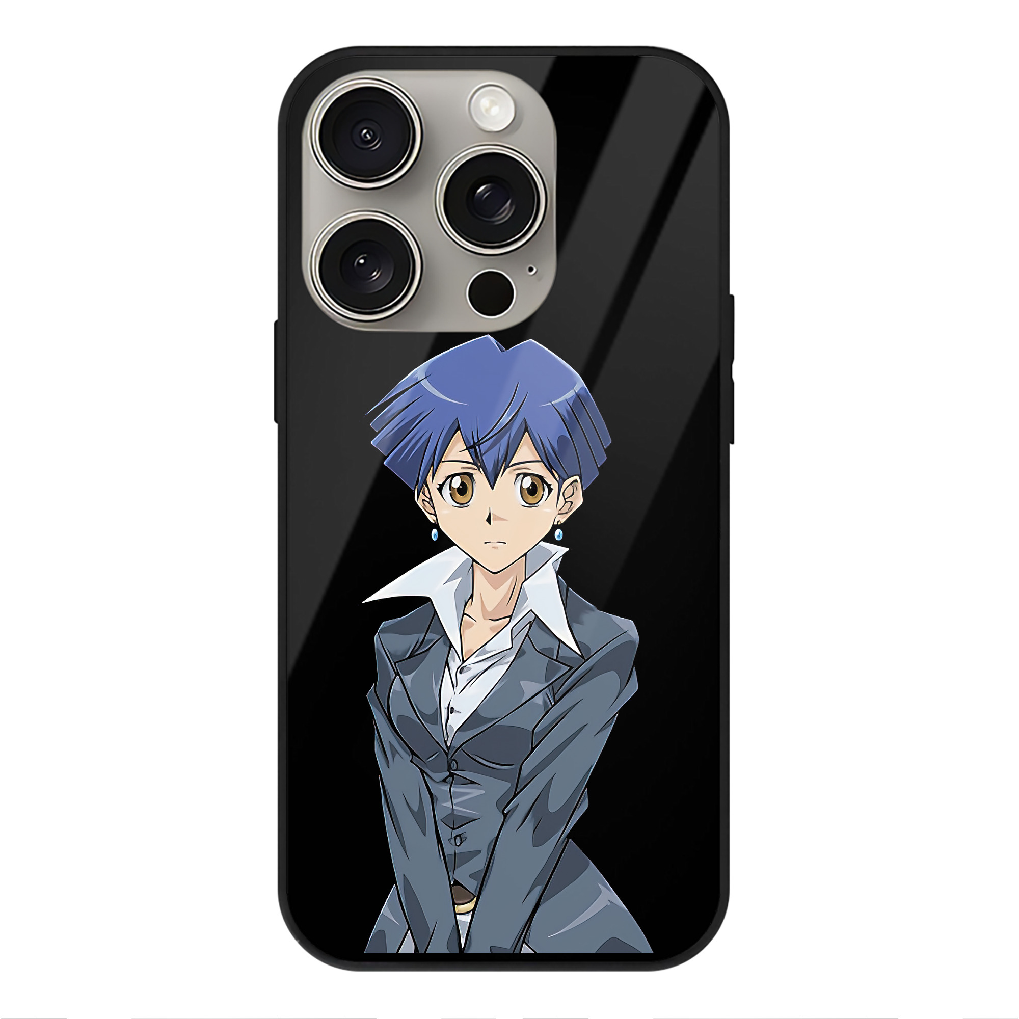 遊☆戯☆王 Yu-Gi-Oh! 【iPhone15Pro対応】スマホケース 耐衝撃＆黄変防止 背面ガラス