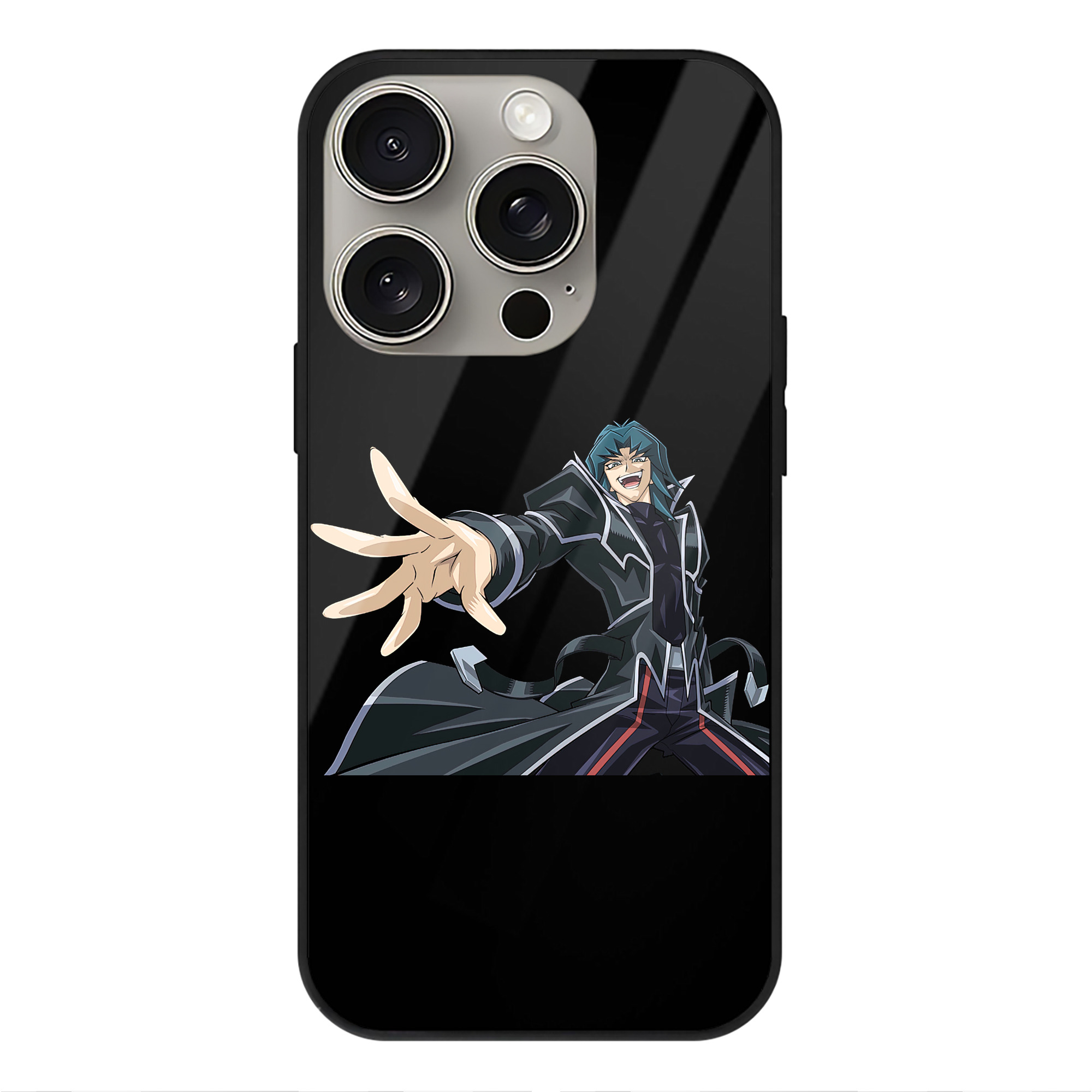 （画像用） 遊☆戯☆王 Yu-Gi-Oh! 【iPhone15Pro対応】スマホケース 耐衝撃＆黄変防止 背面ガラス