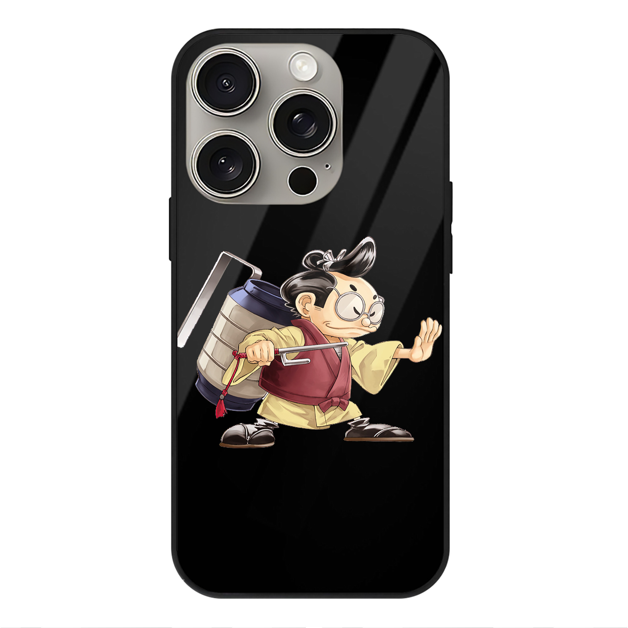 遊☆戯☆王 Yu-Gi-Oh! 【iPhone15Pro対応】スマホケース 耐衝撃＆黄変防止 背面ガラス