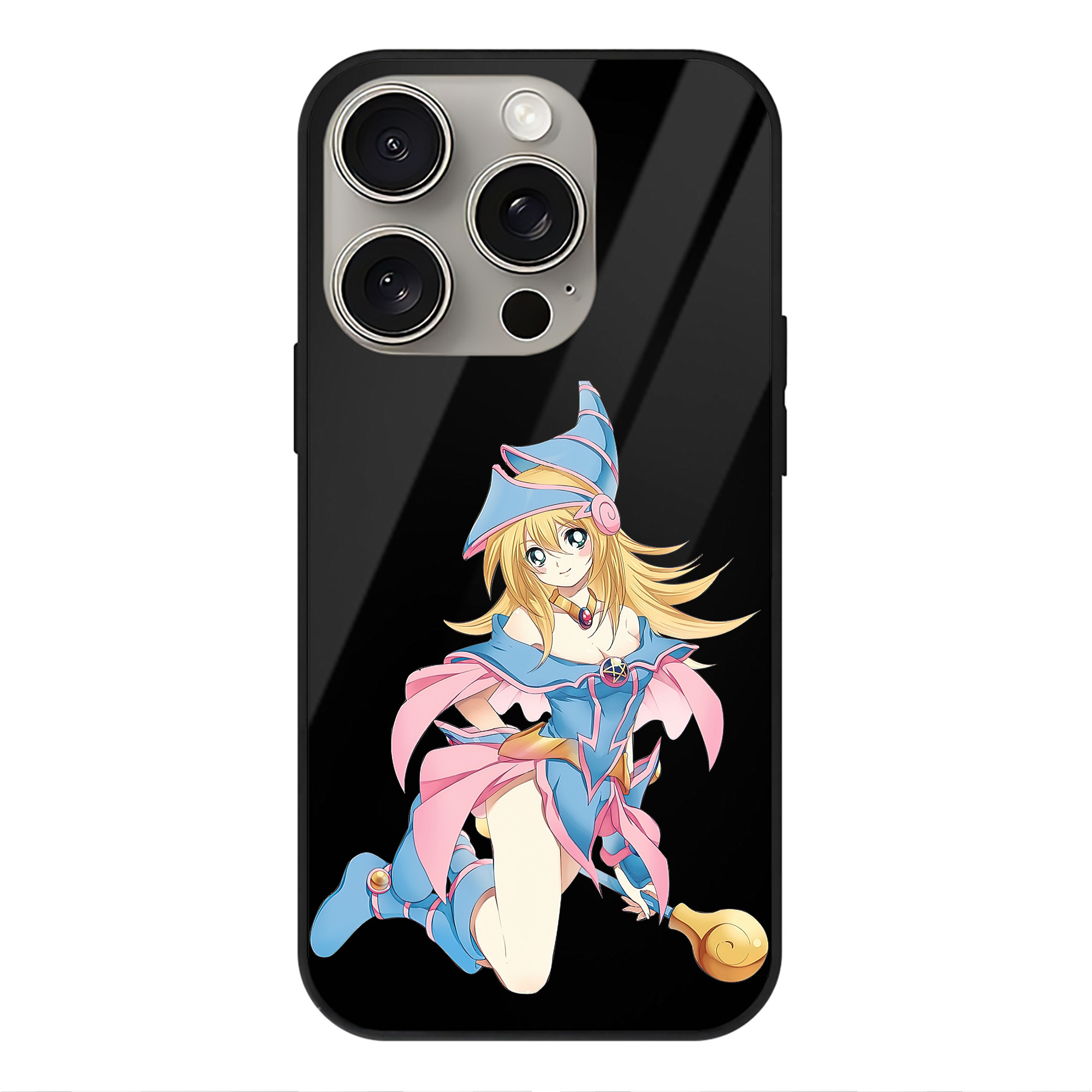 遊☆戯☆王 Yu-Gi-Oh! 【iPhone15Pro対応】スマホケース 耐衝撃＆黄変防止 背面ガラス