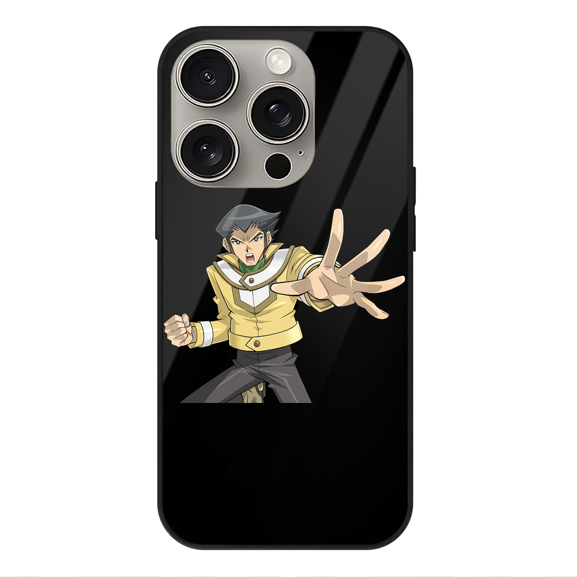 遊☆戯☆王 Yu-Gi-Oh! 【iPhone15Pro対応】スマホケース 耐衝撃＆黄変防止 背面ガラス