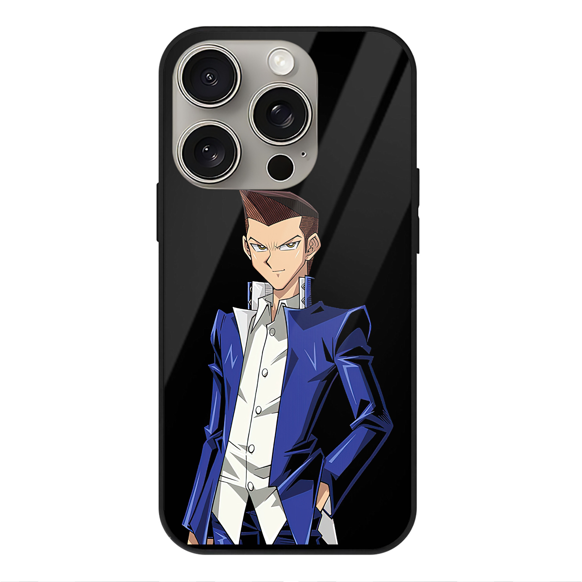 遊☆戯☆王 Yu-Gi-Oh! 【iPhone15Pro対応】スマホケース 耐衝撃＆黄変防止 背面ガラス