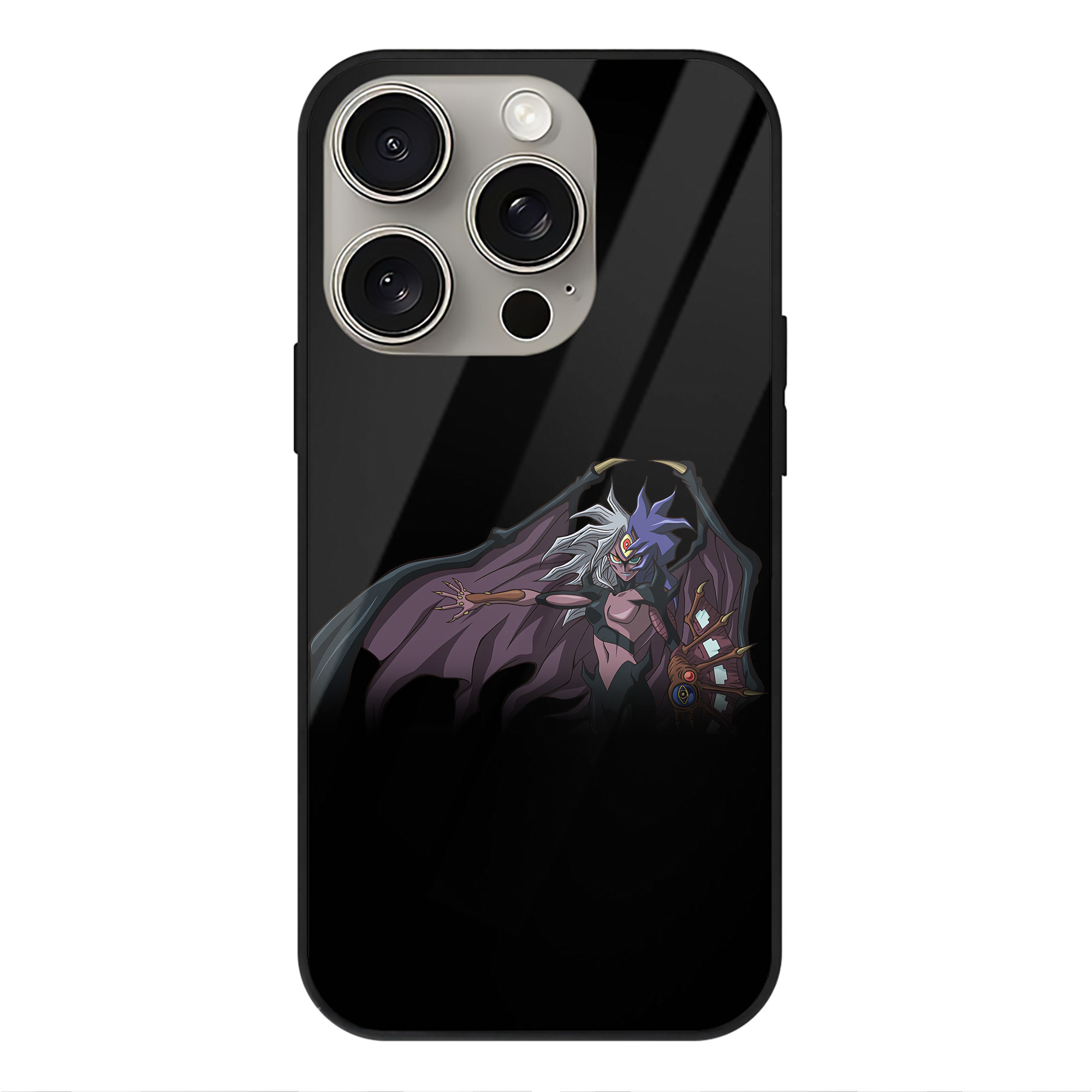 （画像用） 遊☆戯☆王 Yu-Gi-Oh! 【iPhone15Pro対応】スマホケース 耐衝撃＆黄変防止 背面ガラス