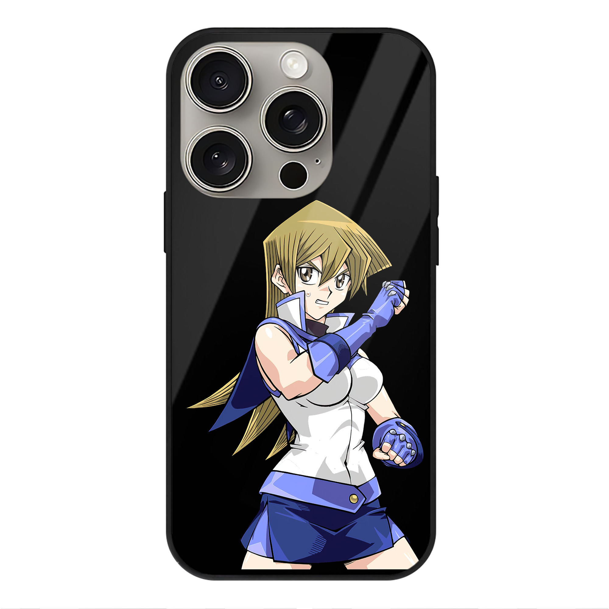 遊☆戯☆王 Yu-Gi-Oh! 【iPhone15Pro対応】スマホケース 耐衝撃＆黄変防止 背面ガラス