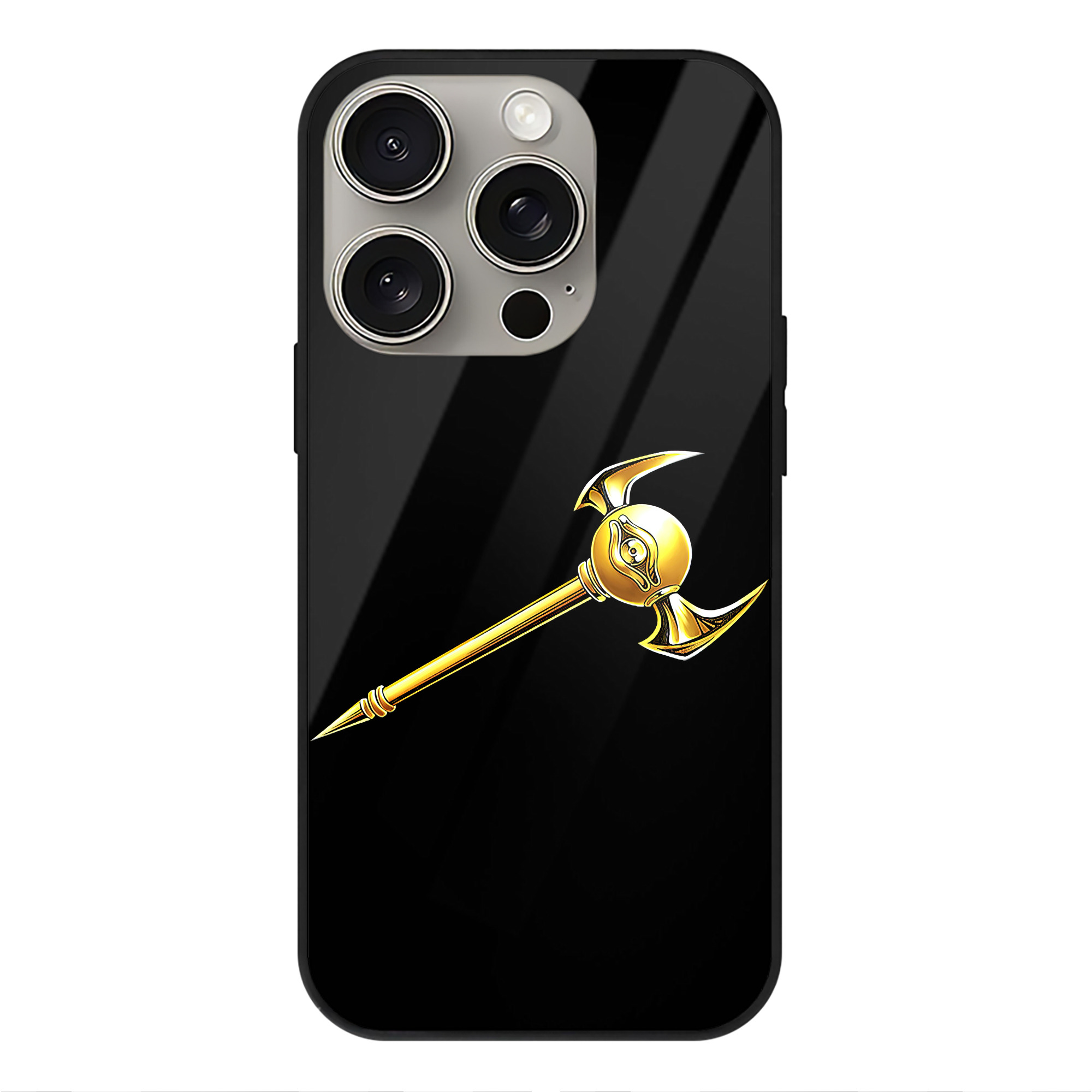 遊☆戯☆王 Yu-Gi-Oh! 【iPhone15Pro対応】スマホケース 耐衝撃＆黄変防止 背面ガラス