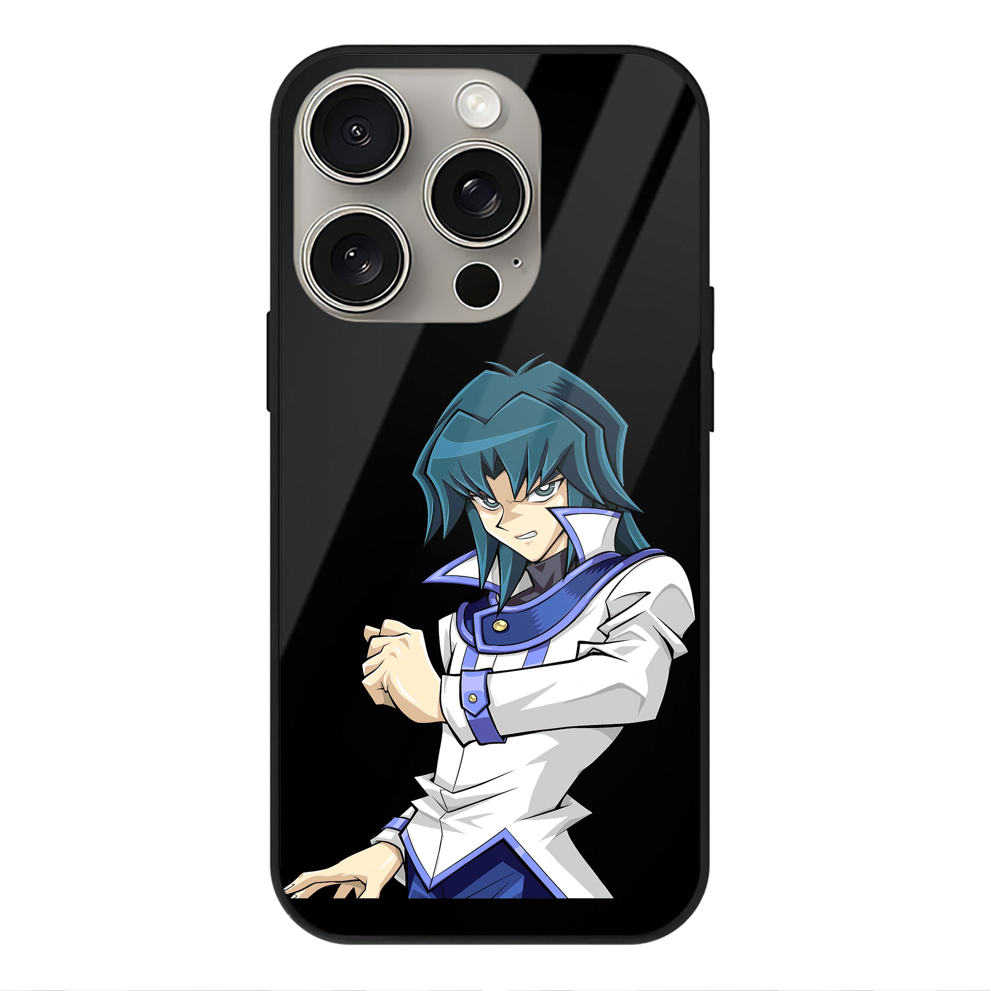 遊☆戯☆王 Yu-Gi-Oh! 【iPhone15Pro対応】スマホケース 耐衝撃＆黄変防止 背面ガラス