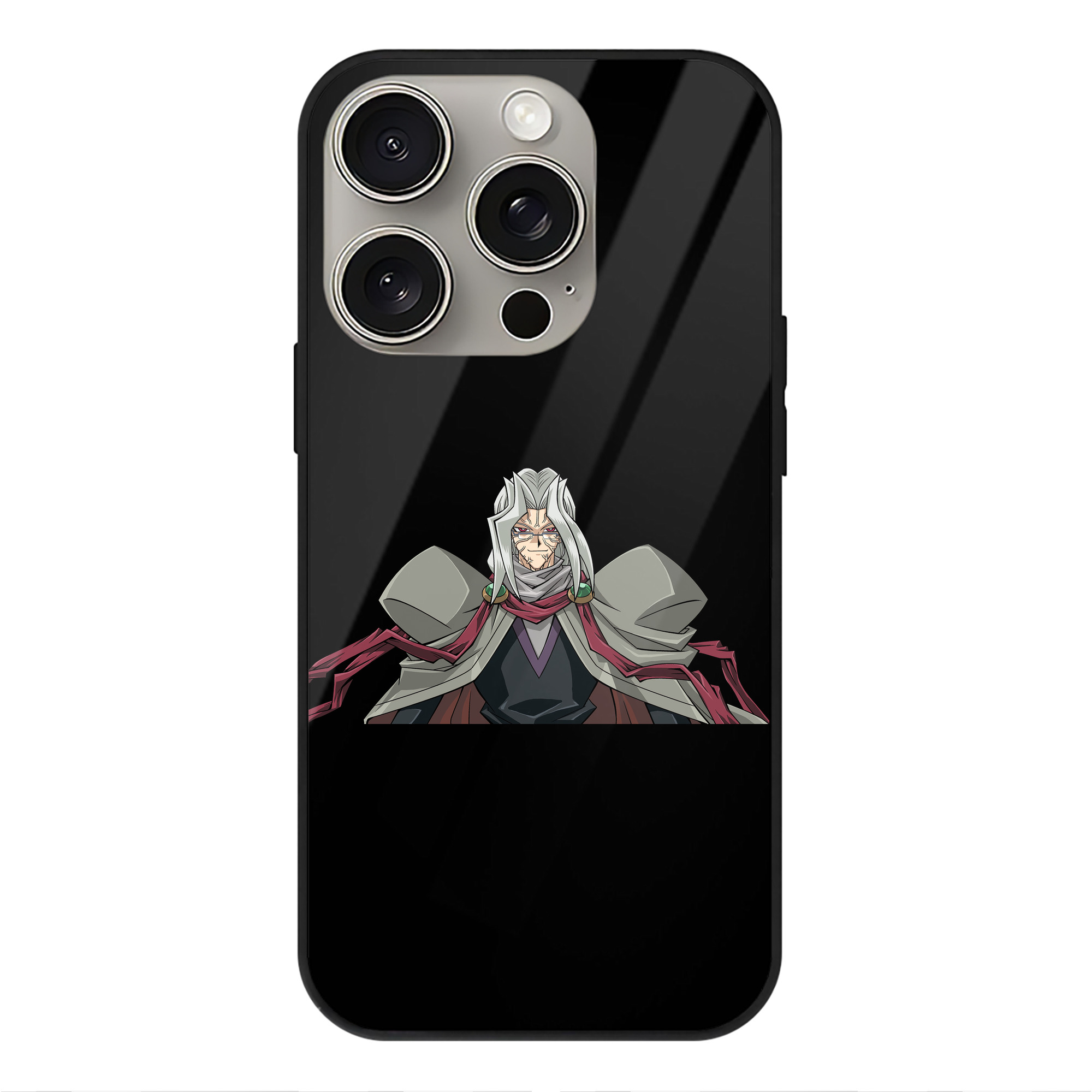 遊☆戯☆王 Yu-Gi-Oh! 【iPhone15Pro対応】スマホケース 耐衝撃＆黄変防止 背面ガラス
