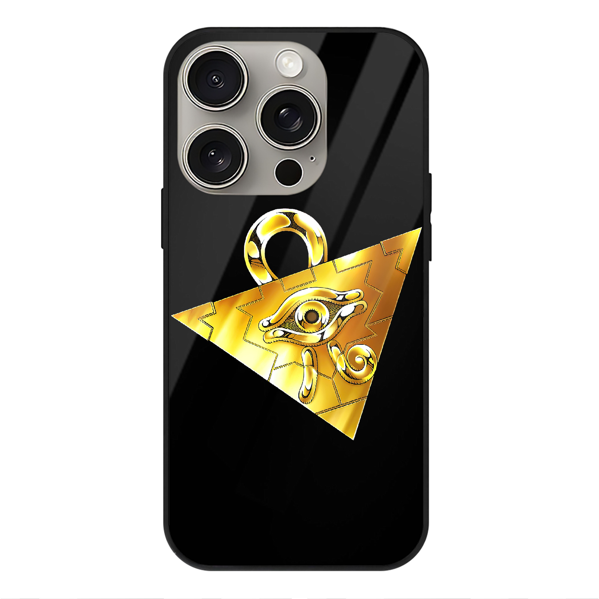 （画像用） 遊☆戯☆王 Yu-Gi-Oh! 【iPhone15Pro対応】スマホケース 耐衝撃＆黄変防止 背面ガラス