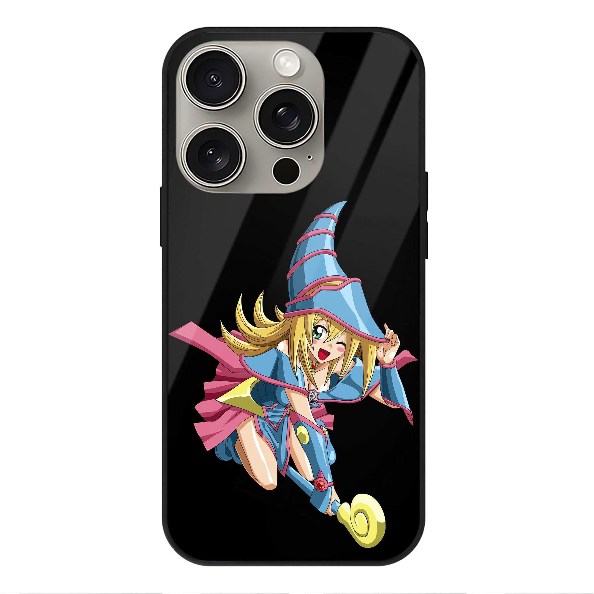 遊☆戯☆王 Yu-Gi-Oh! 【iPhone15Pro対応】スマホケース 耐衝撃＆黄変防止 背面ガラス