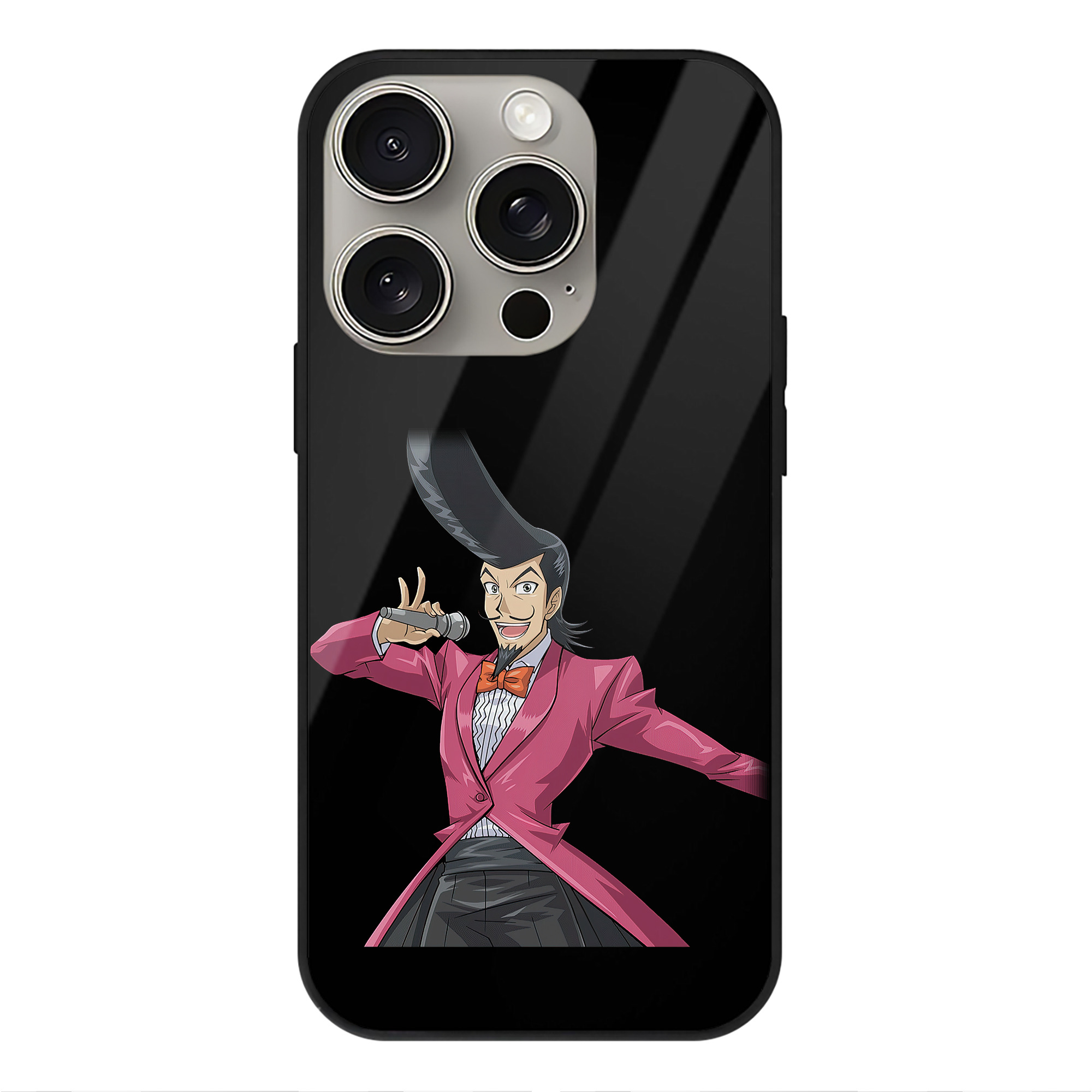 遊☆戯☆王 Yu-Gi-Oh! 【iPhone15Pro対応】スマホケース 耐衝撃＆黄変防止 背面ガラス