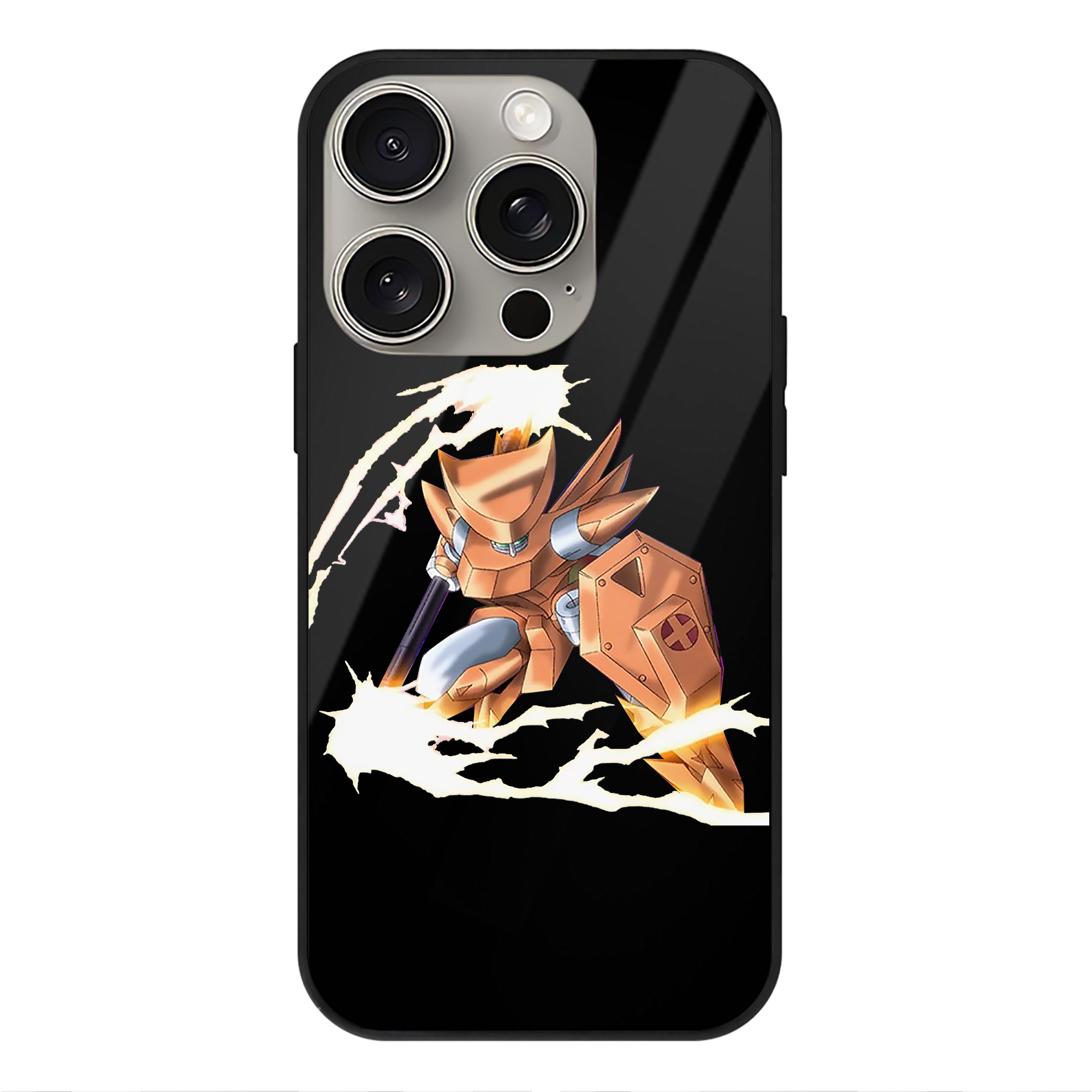 遊☆戯☆王 Yu-Gi-Oh! 【iPhone15Pro対応】スマホケース 耐衝撃＆黄変防止 背面ガラス