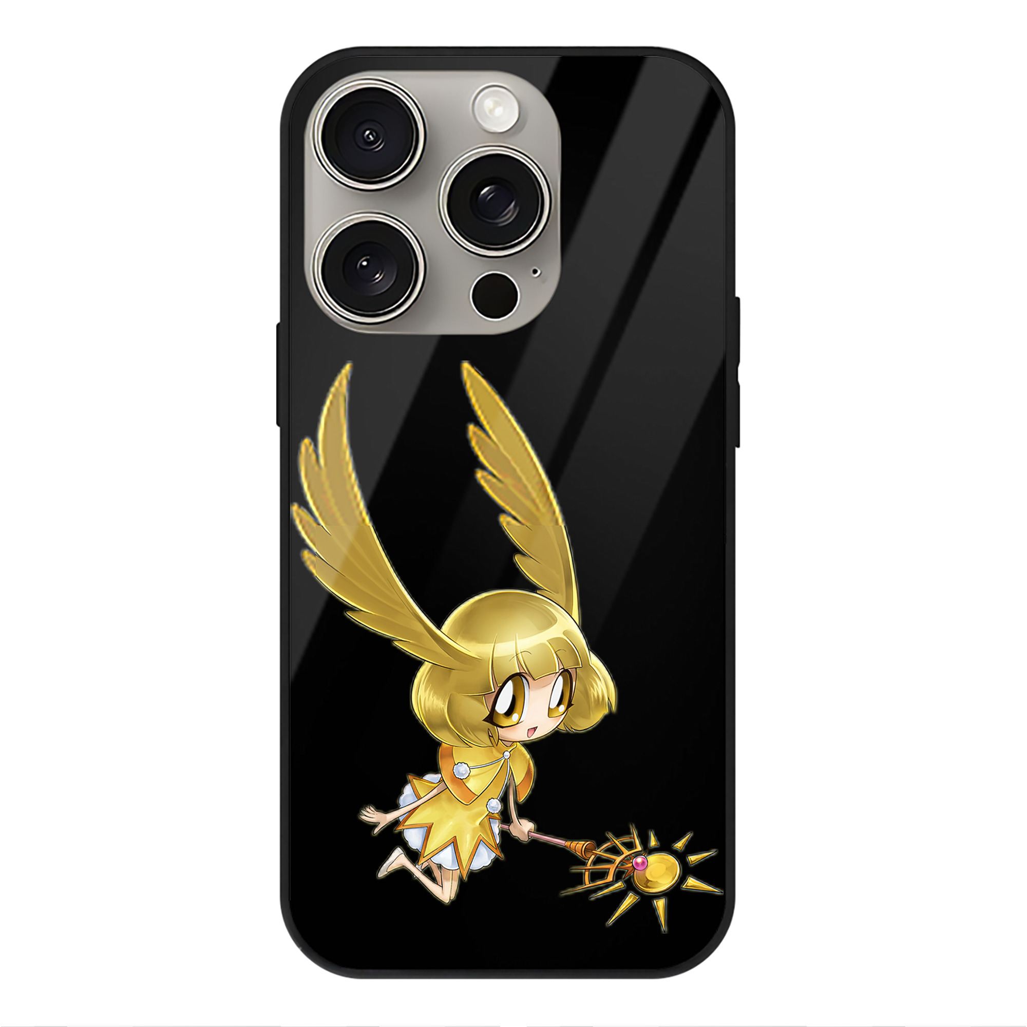 遊☆戯☆王 Yu-Gi-Oh! 【iPhone15Pro対応】スマホケース 耐衝撃＆黄変防止 背面ガラス