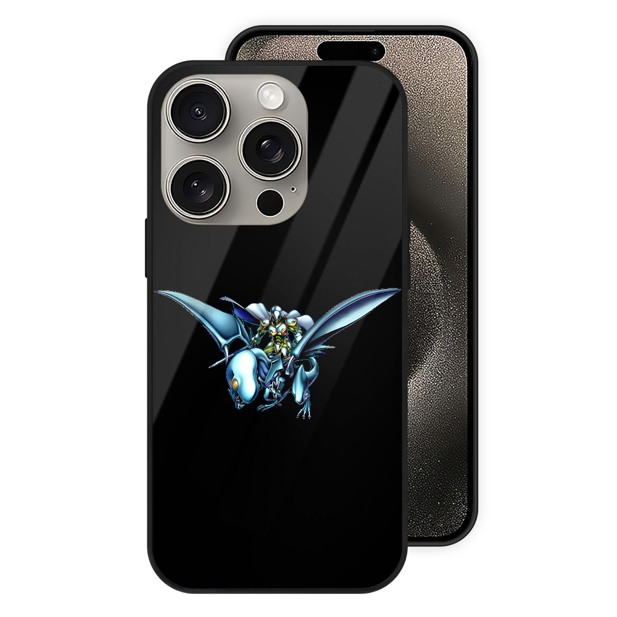 （画像用） 遊☆戯☆王 Yu-Gi-Oh! 【iPhone15Pro対応】スマホケース 耐衝撃＆黄変防止 背面ガラス