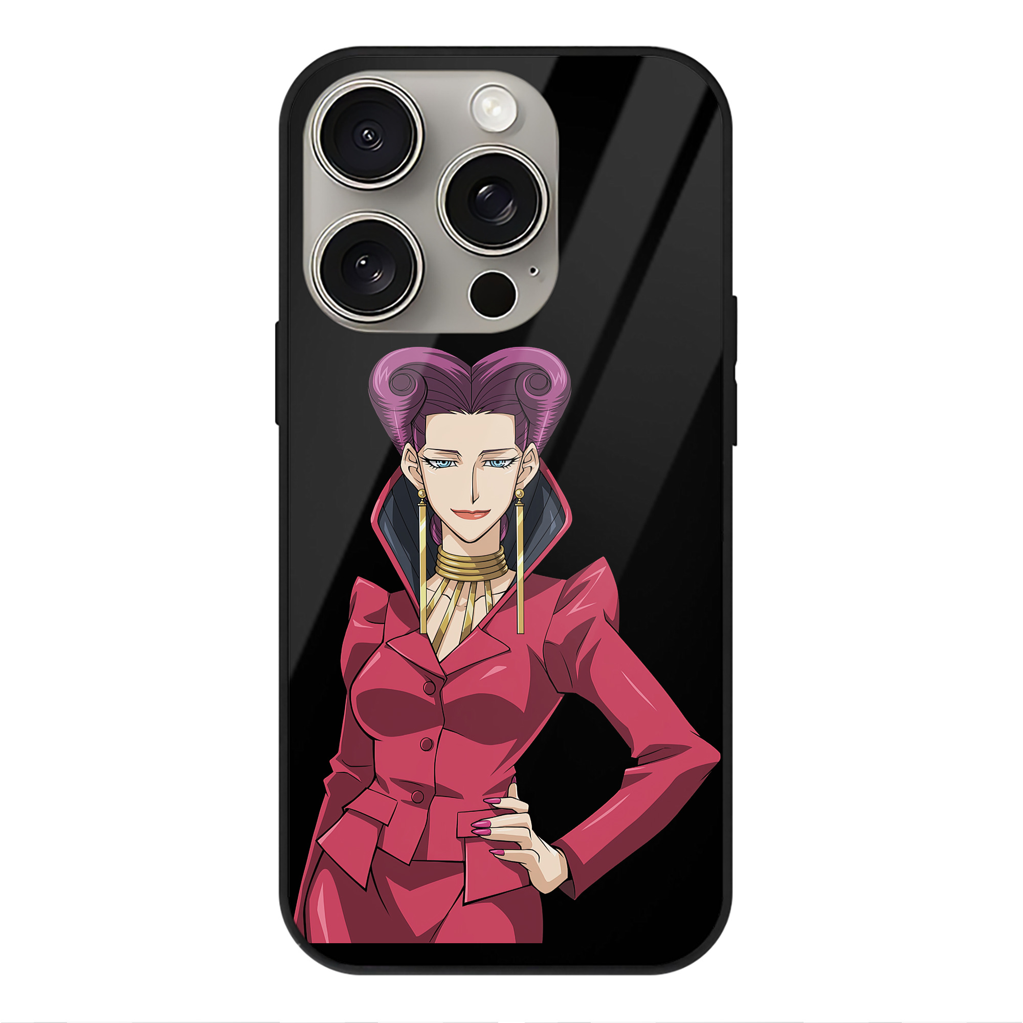 遊☆戯☆王 Yu-Gi-Oh! 【iPhone15Pro対応】スマホケース 耐衝撃＆黄変防止 背面ガラス