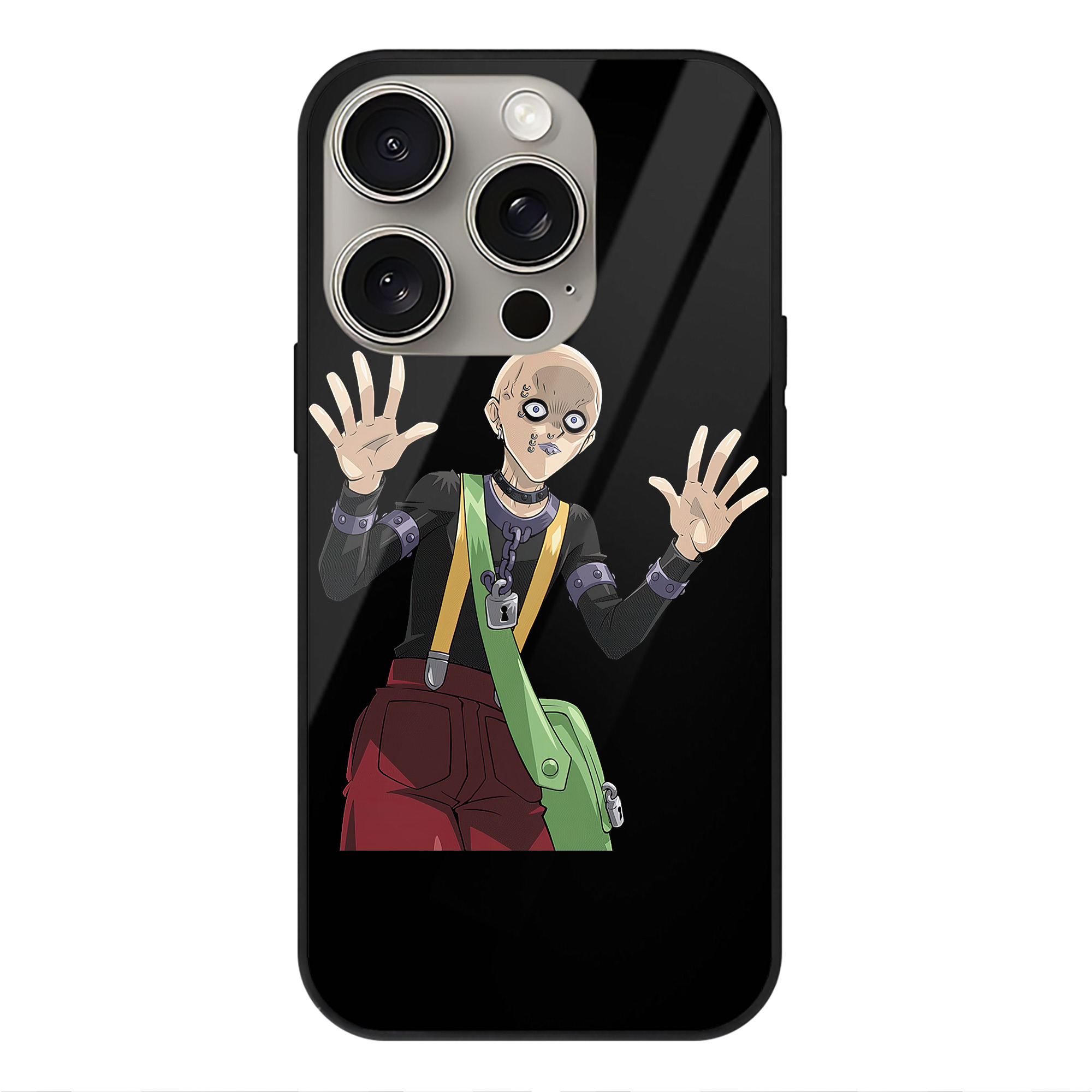 （画像用） 遊☆戯☆王 Yu-Gi-Oh! 【iPhone15Pro対応】スマホケース 耐衝撃＆黄変防止 背面ガラス