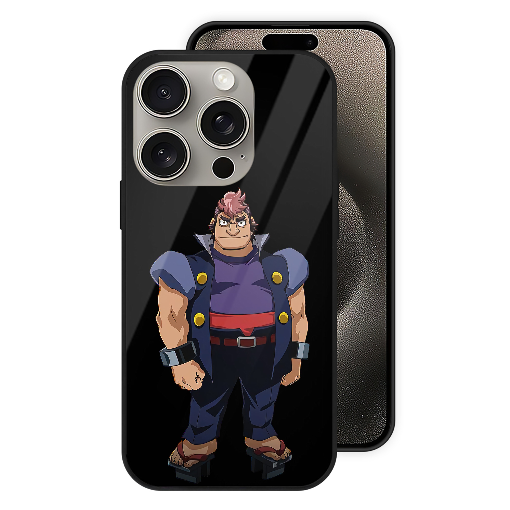 （画像用） 遊☆戯☆王 Yu-Gi-Oh! 【iPhone15Pro対応】スマホケース 耐衝撃＆黄変防止 背面ガラス