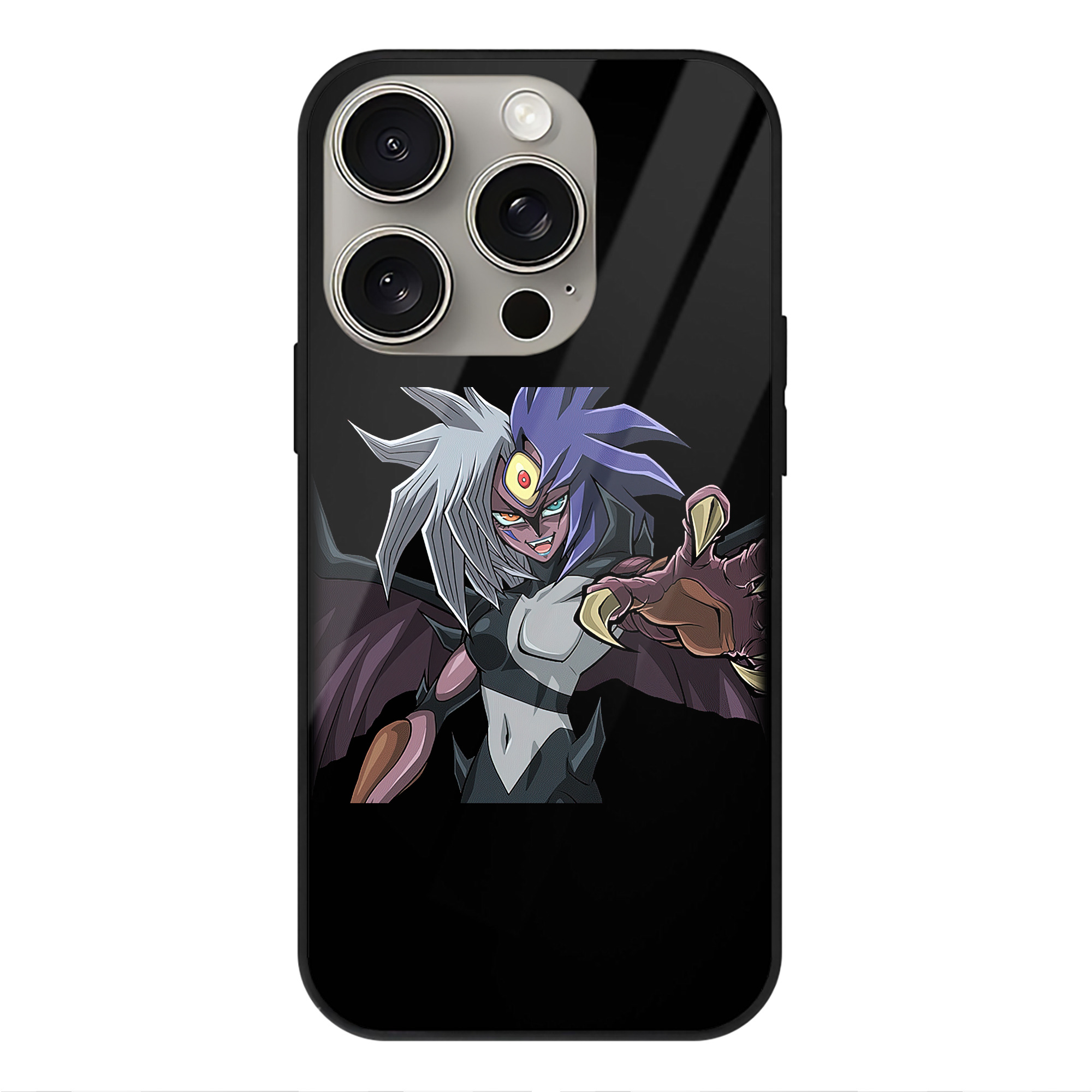 遊☆戯☆王 Yu-Gi-Oh! 【iPhone15Pro対応】スマホケース 耐衝撃＆黄変防止 背面ガラス