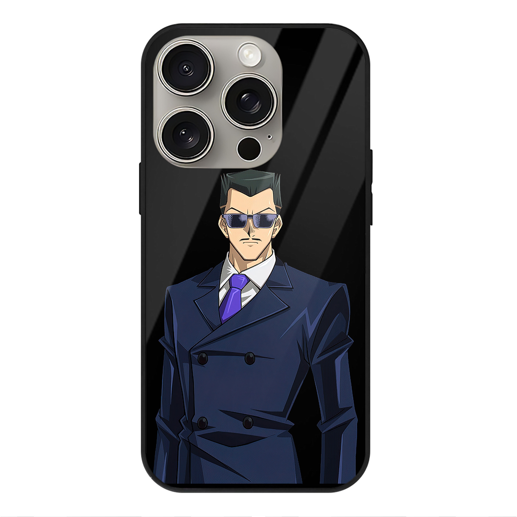 （画像用） 遊☆戯☆王 Yu-Gi-Oh! 【iPhone15Pro対応】スマホケース 耐衝撃＆黄変防止 背面ガラス