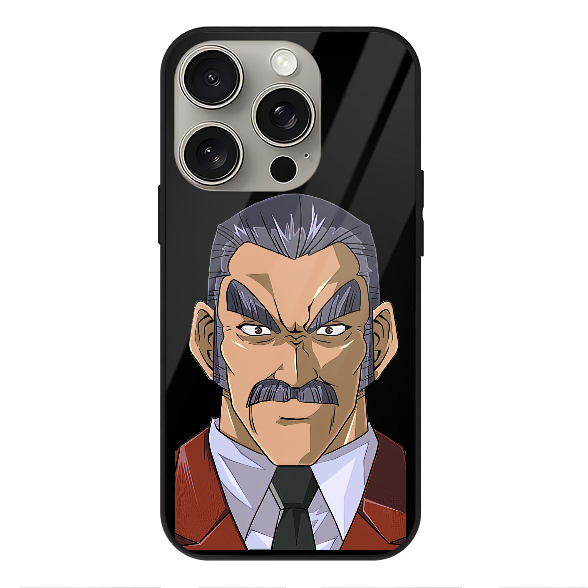 （画像用） 遊☆戯☆王 Yu-Gi-Oh! 【iPhone15Pro対応】スマホケース 耐衝撃＆黄変防止 背面ガラス