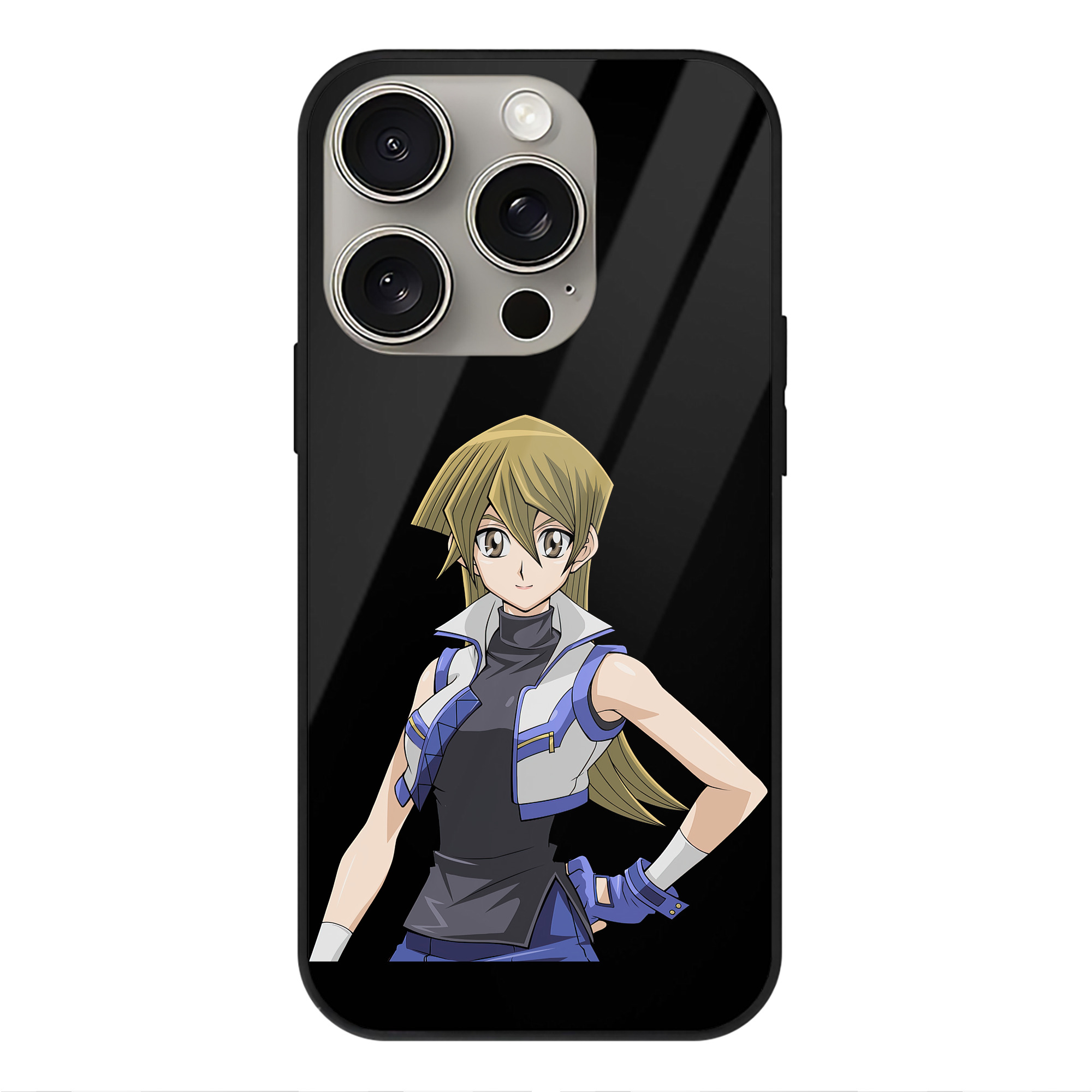 遊☆戯☆王 Yu-Gi-Oh! 【iPhone15Pro対応】スマホケース 耐衝撃＆黄変防止 背面ガラス