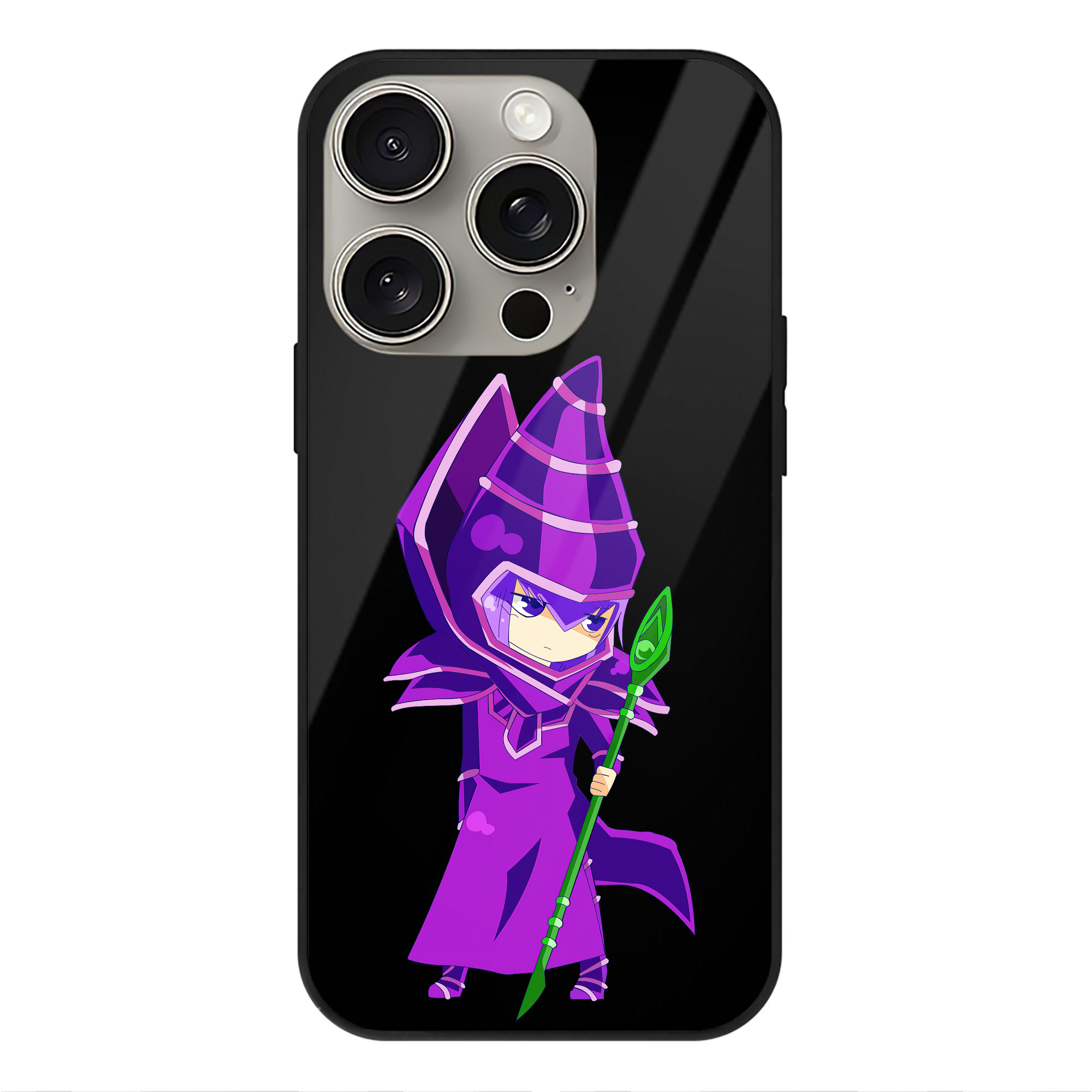 遊☆戯☆王 Yu-Gi-Oh! 【iPhone15Pro対応】スマホケース 耐衝撃＆黄変防止 背面ガラス