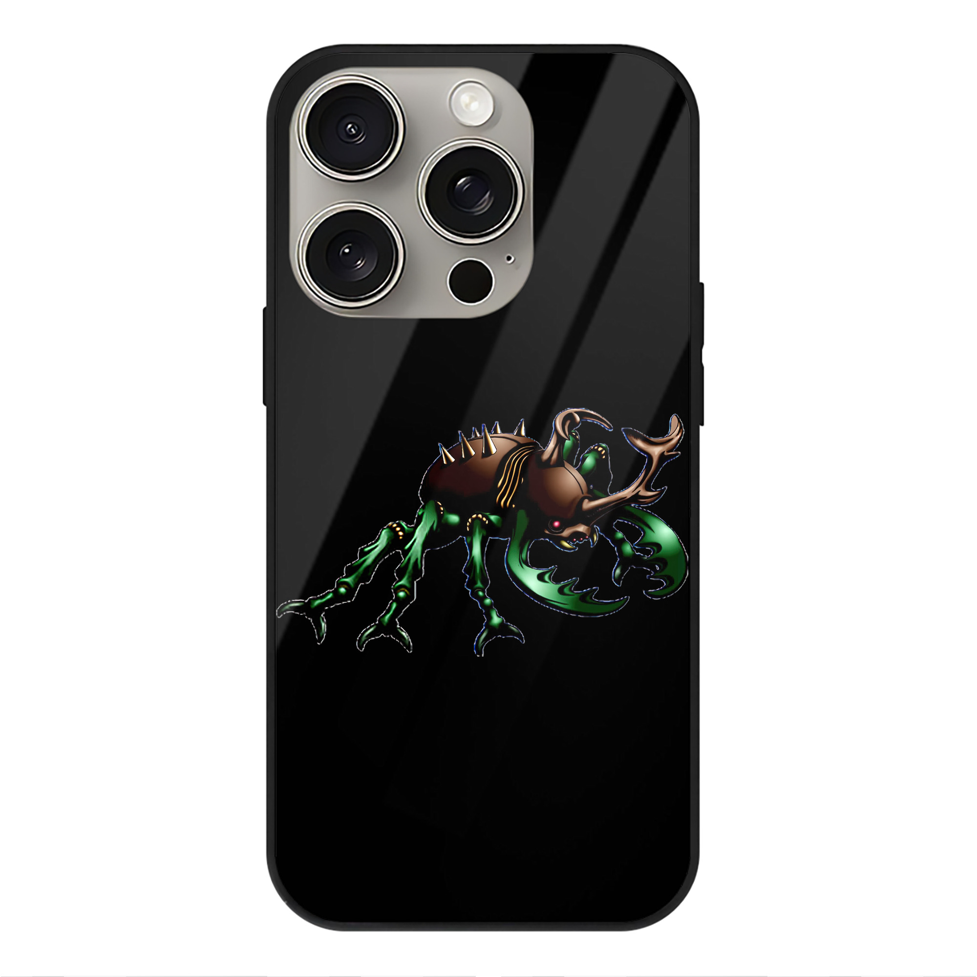 遊☆戯☆王 Yu-Gi-Oh! 【iPhone15Pro対応】スマホケース 耐衝撃＆黄変防止 背面ガラス