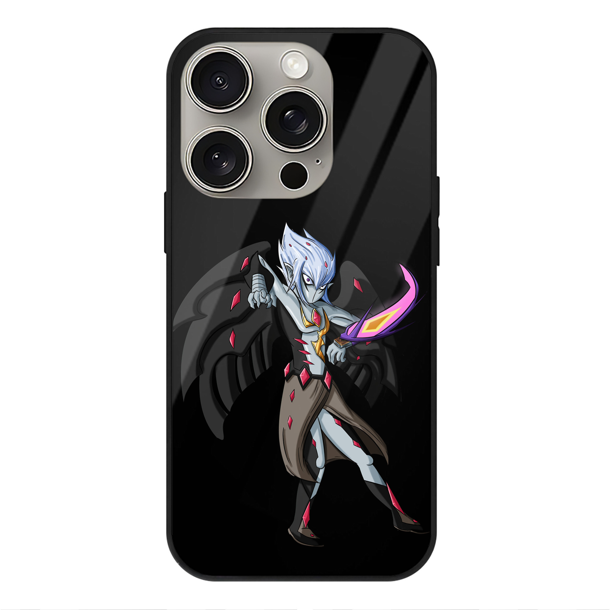 遊☆戯☆王 Yu-Gi-Oh! 【iPhone15Pro対応】スマホケース 耐衝撃＆黄変防止 背面ガラス