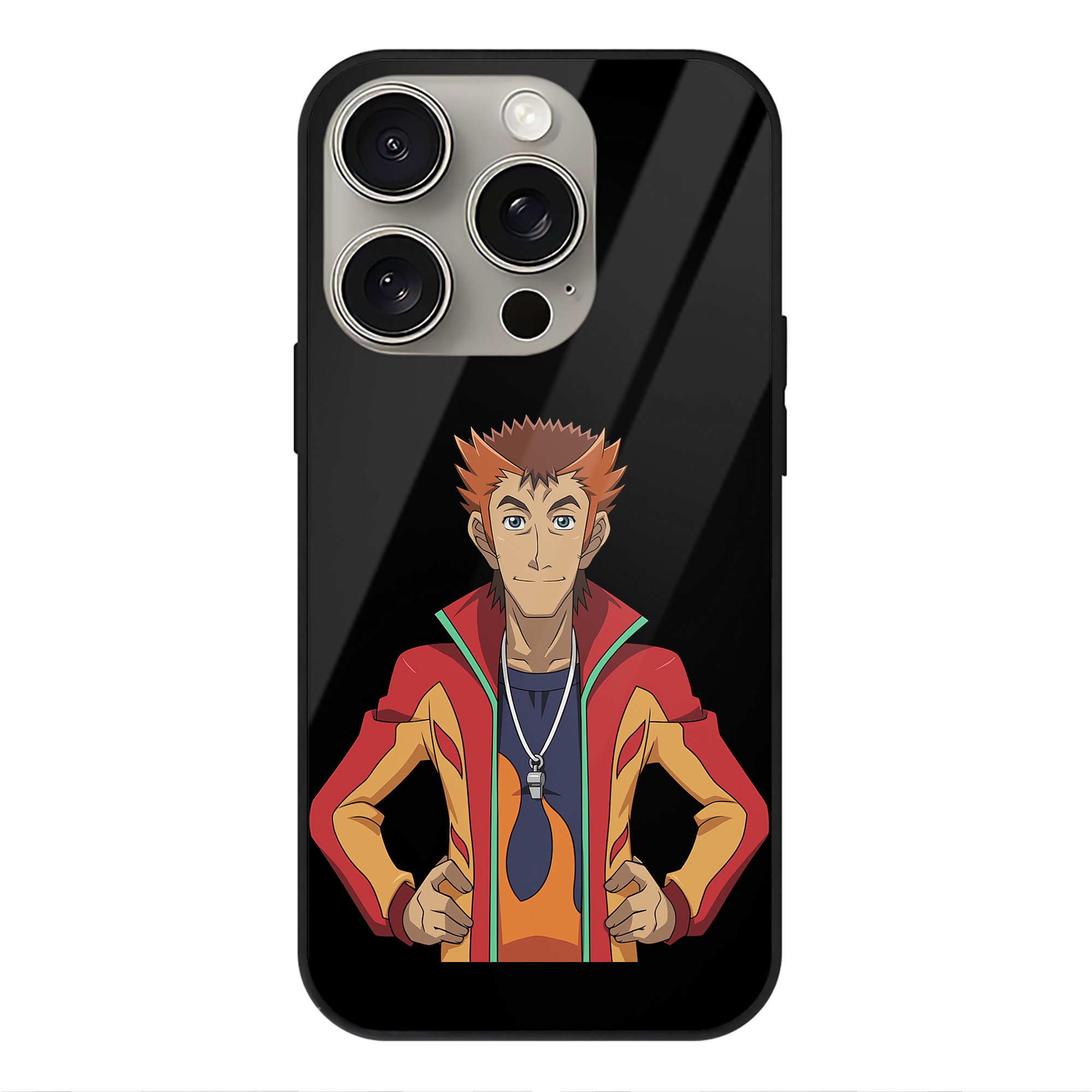 遊☆戯☆王 Yu-Gi-Oh! 【iPhone15Pro対応】スマホケース 耐衝撃＆黄変防止 背面ガラス