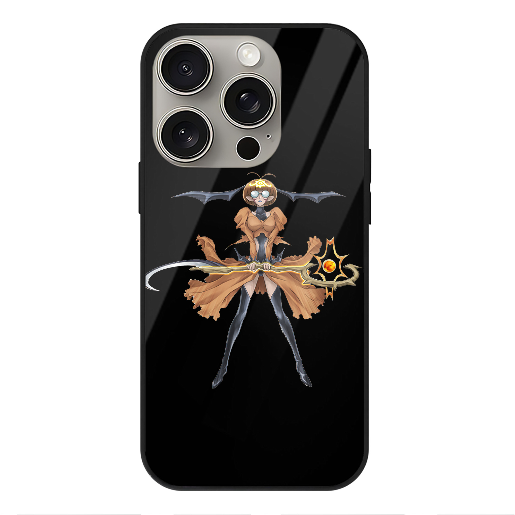 遊☆戯☆王 Yu-Gi-Oh! 【iPhone15Pro対応】スマホケース 耐衝撃＆黄変防止 背面ガラス