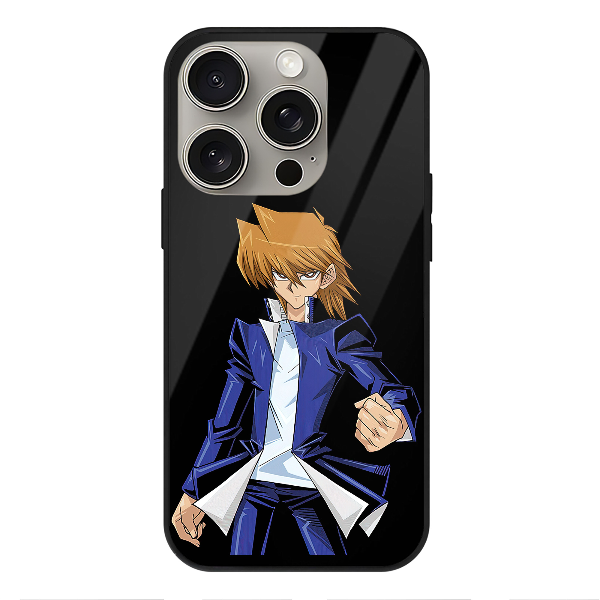 遊☆戯☆王 Yu-Gi-Oh! 【iPhone15Pro対応】スマホケース 耐衝撃＆黄変防止 背面ガラス